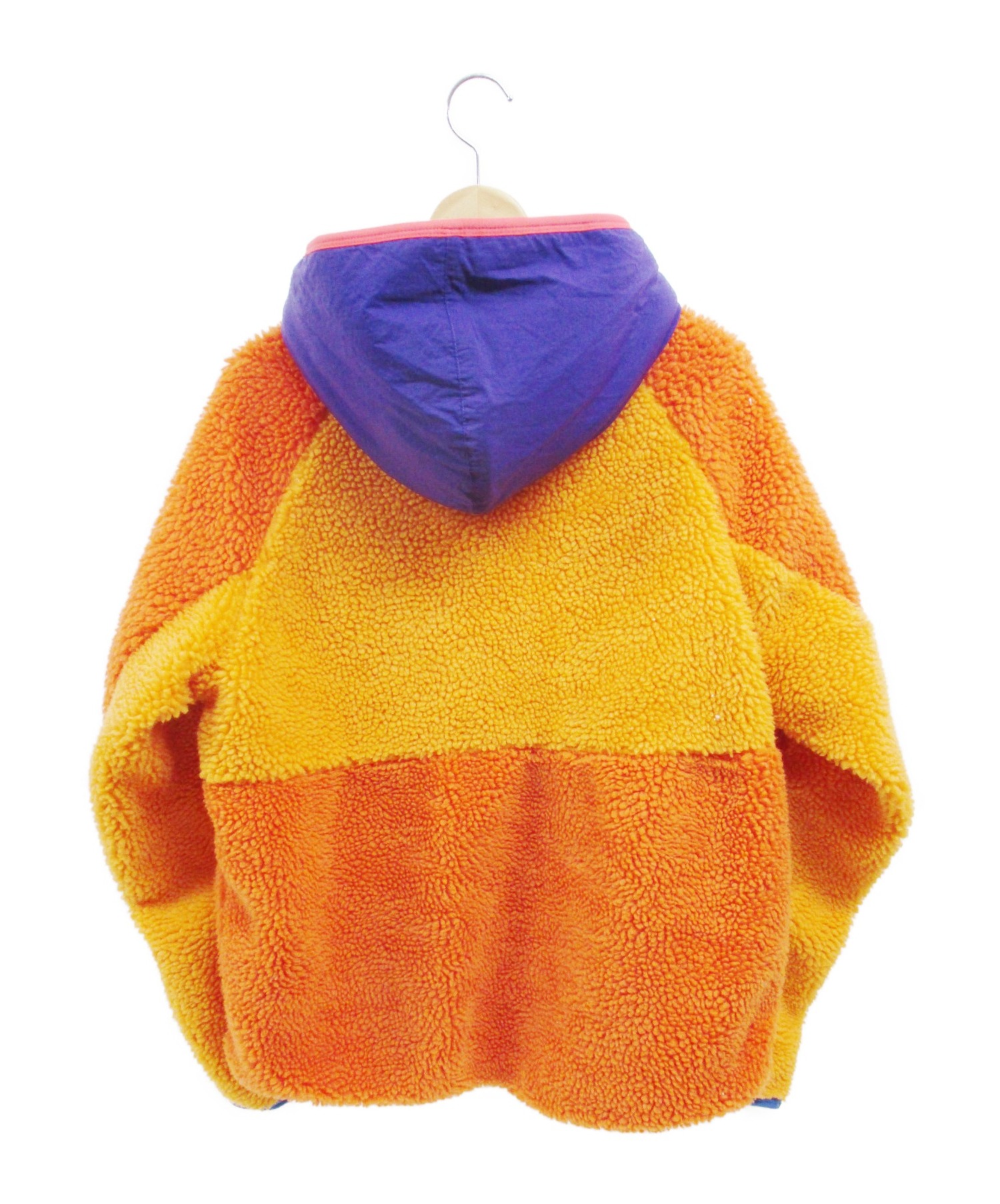 NIKE (ナイキ) フリースジャケット オレンジ×パープル サイズ:M