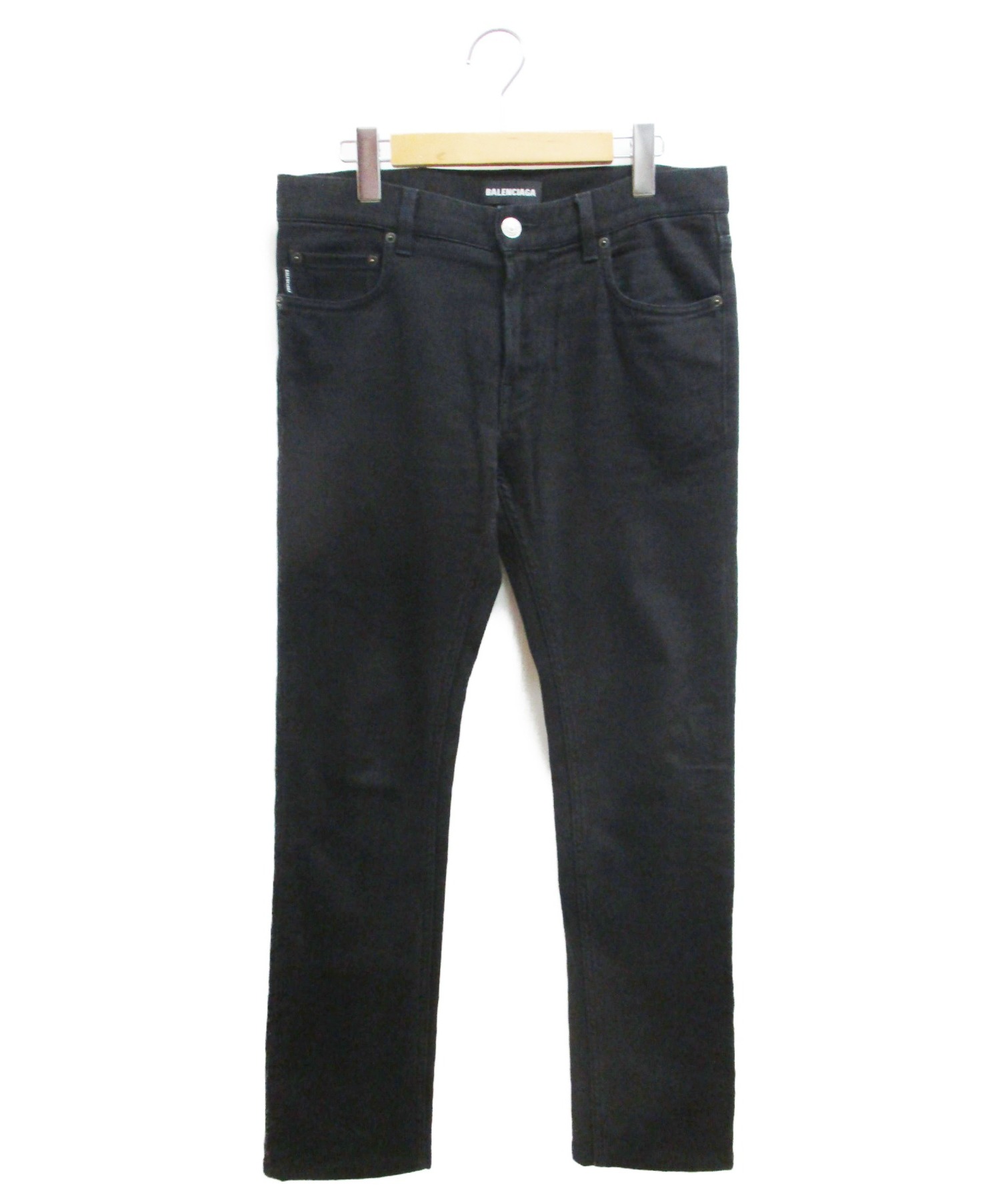 中古・古着通販】BALENCIAGA (バレンシアガ) ブラックデニム ブラック 