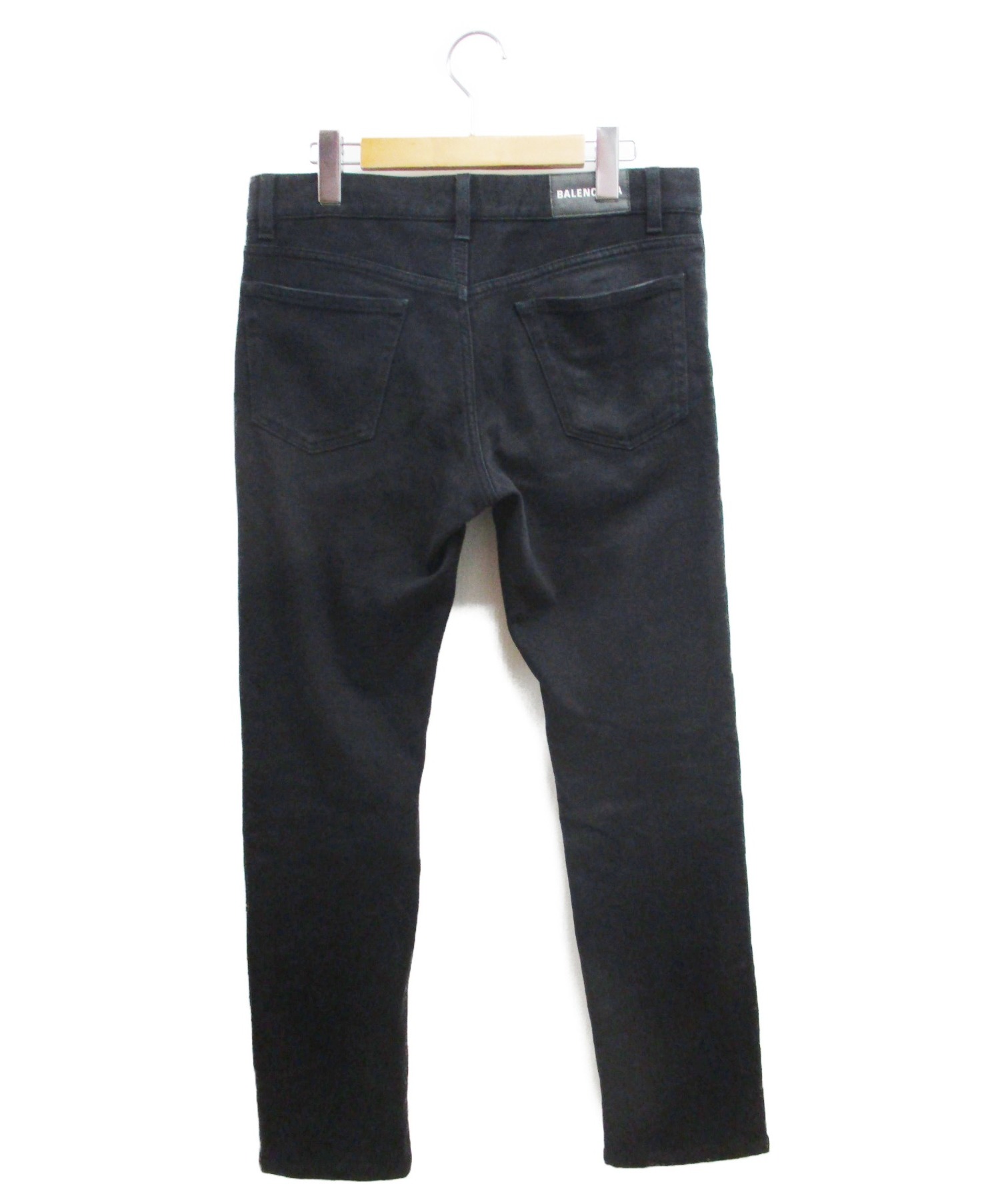中古・古着通販】BALENCIAGA (バレンシアガ) ブラックデニム ブラック 