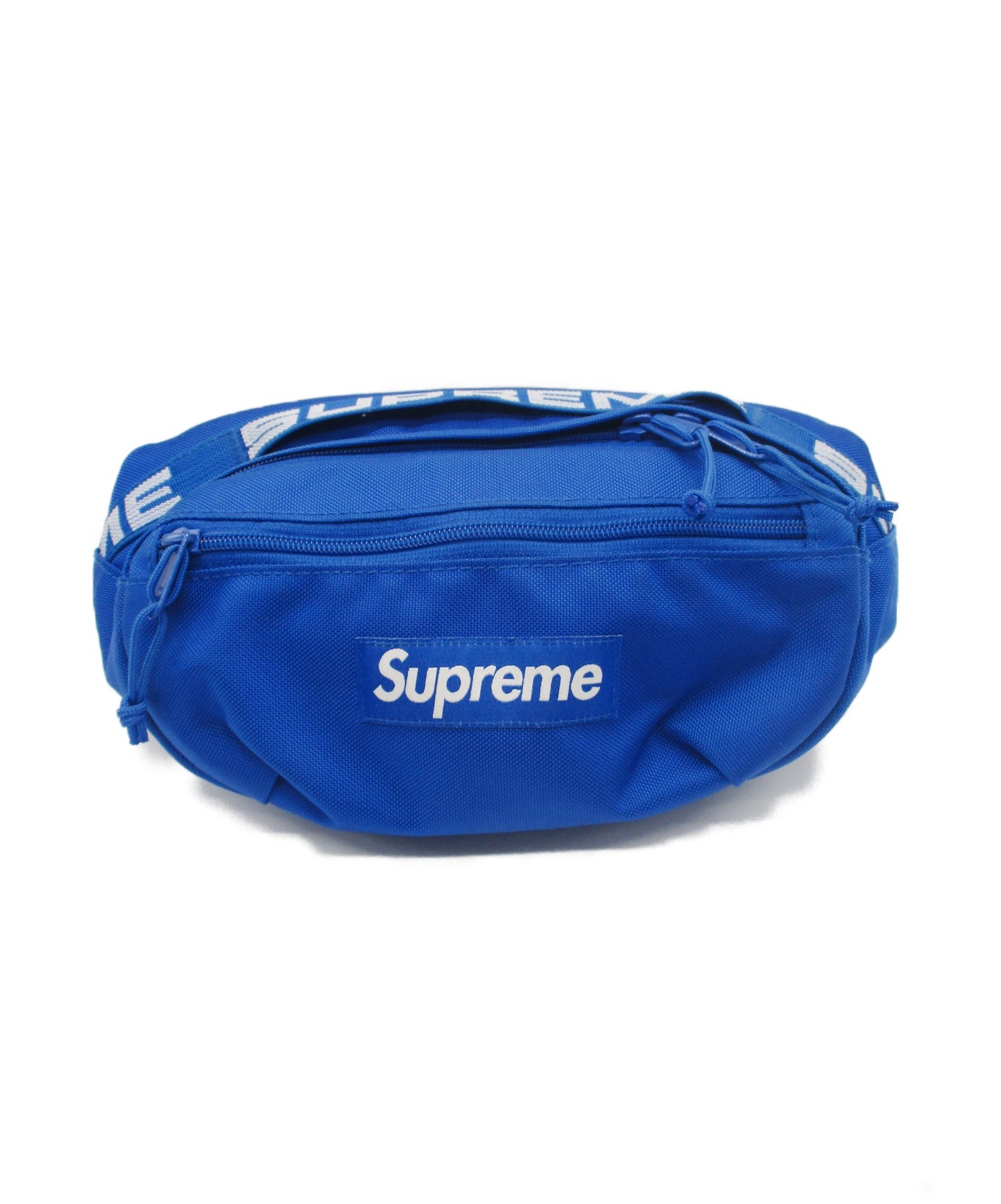 【最安値】supreme waist bag ブルー
