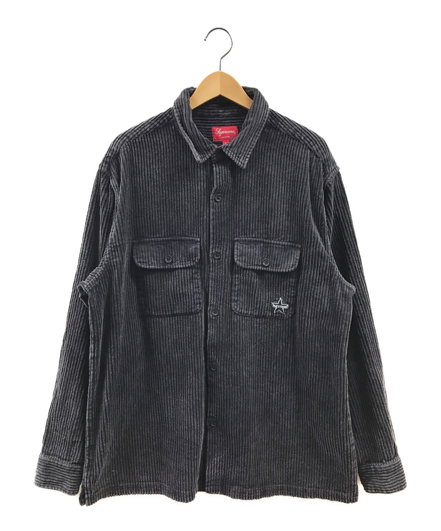 中古・古着通販】SUPREME (シュプリーム) 22SS Corduroy Shirt グレー 