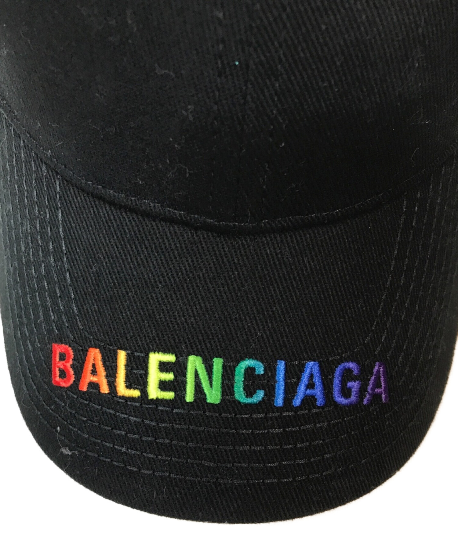 レインボーキャップ帽子BALENCIAGA バレンシアガ レインボー キャップ
