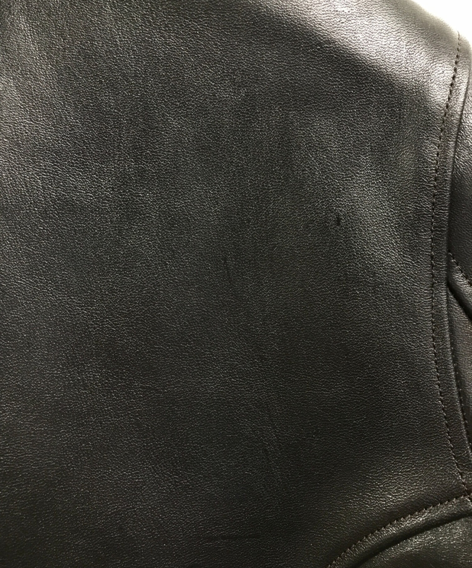 Y'2 leather ワイツーレザー シングルライダースジャケット ブラック サイズ: