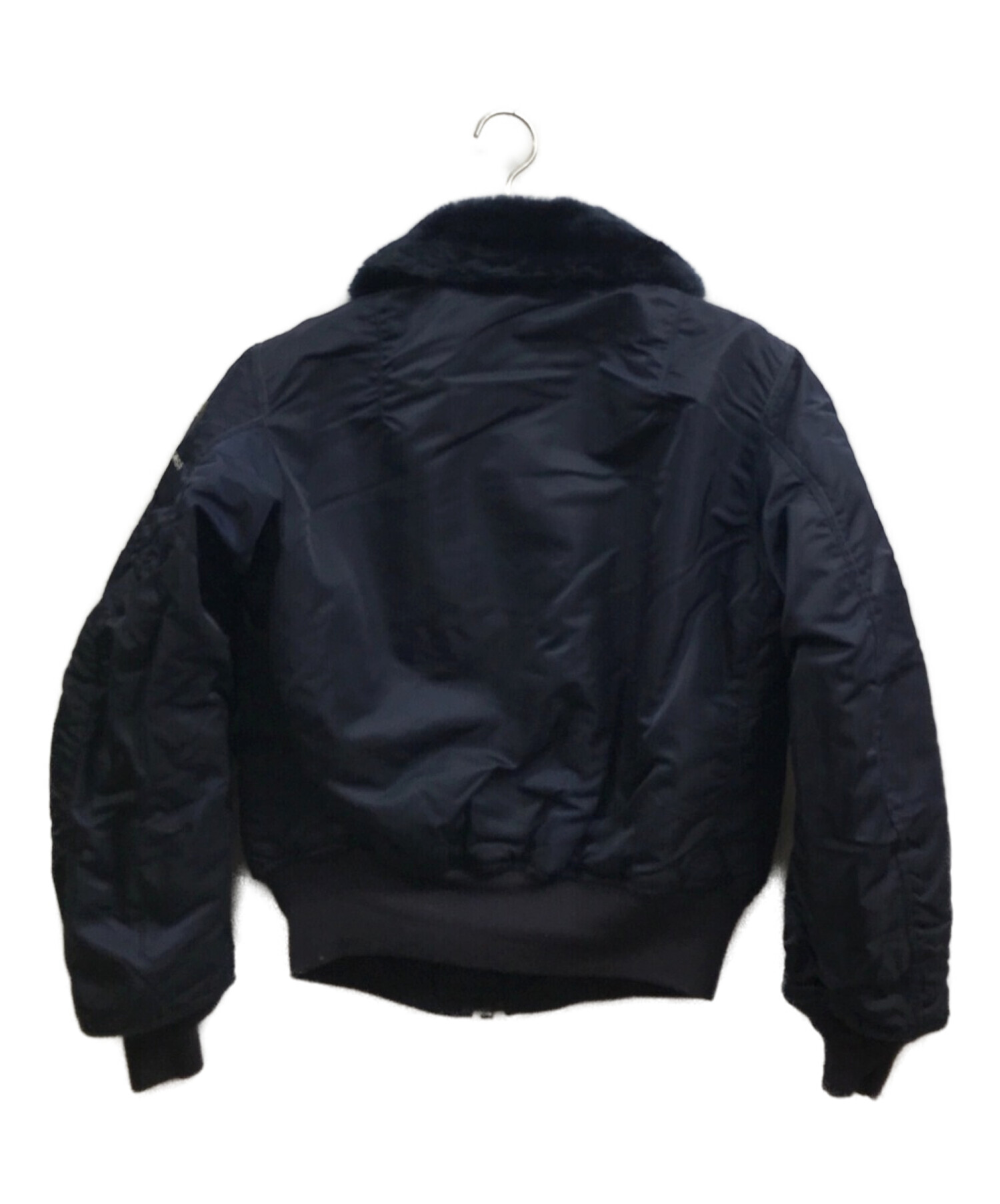 中古・古着通販】ALPHA (アルファ) B-15Cフライトジャケット ネイビー 