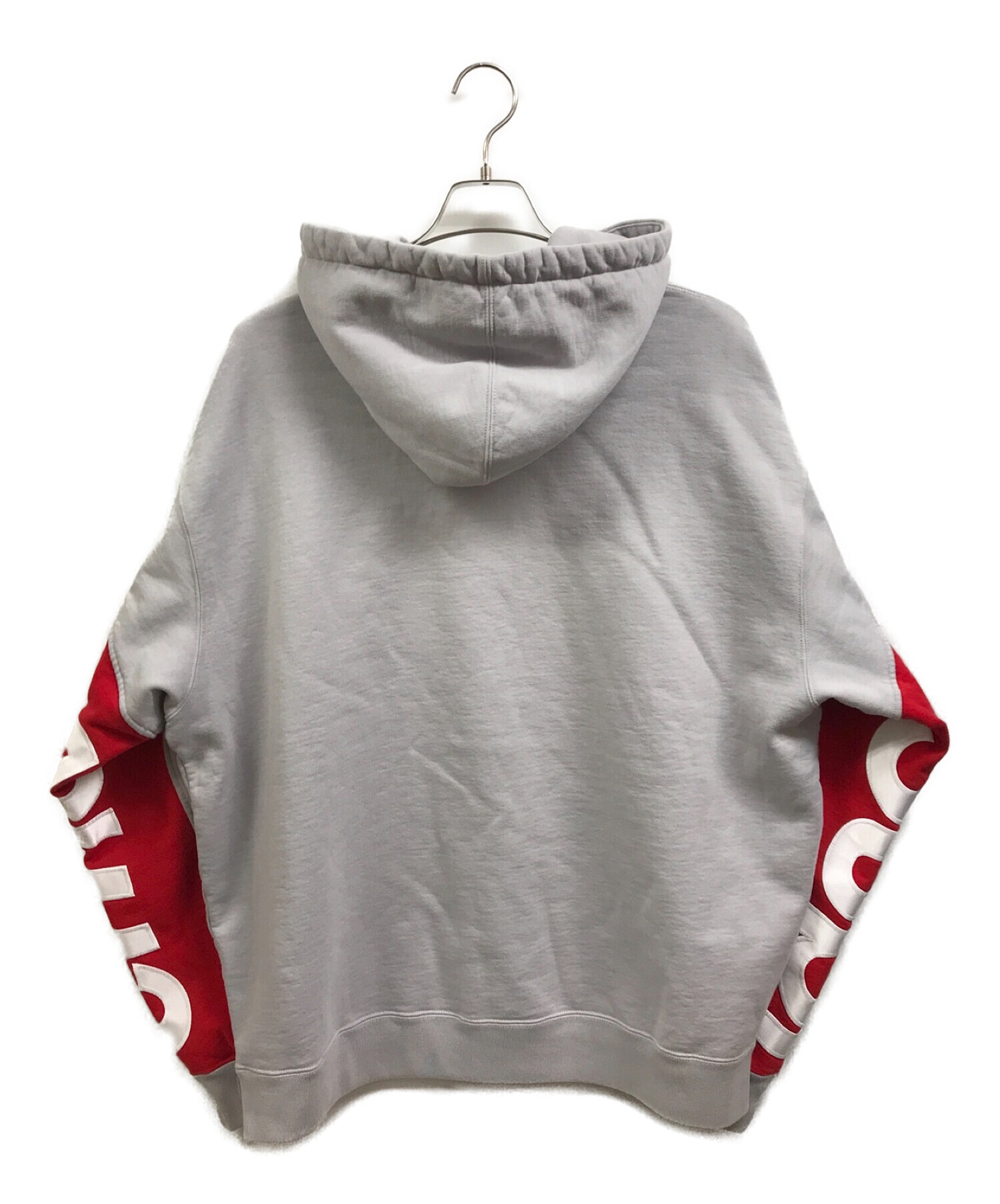 Supreme Cropped Panels Hooded グレーXL