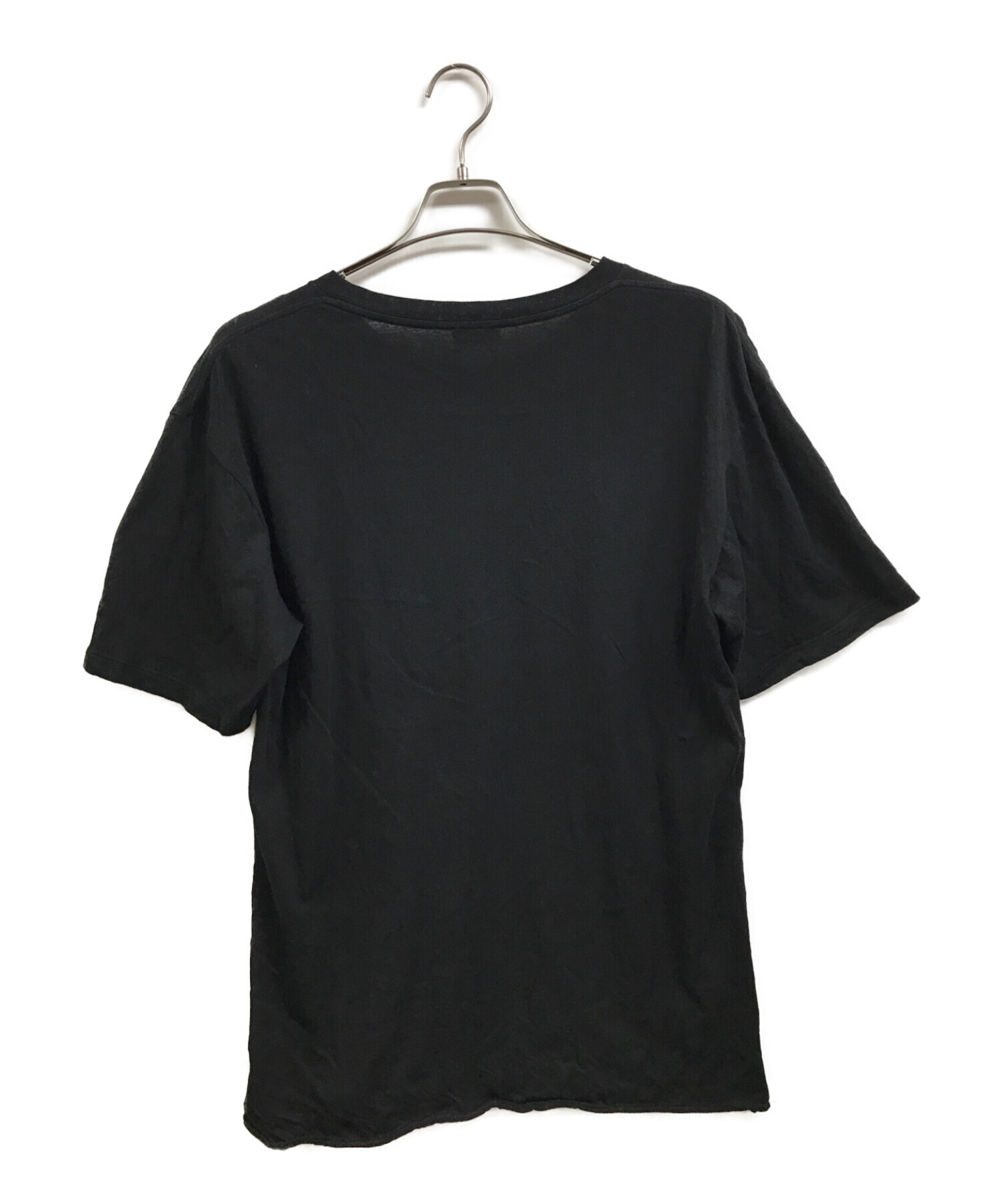Saint Laurent Paris (サンローランパリ) ロゴプリントTシャツ ブラック サイズ:S