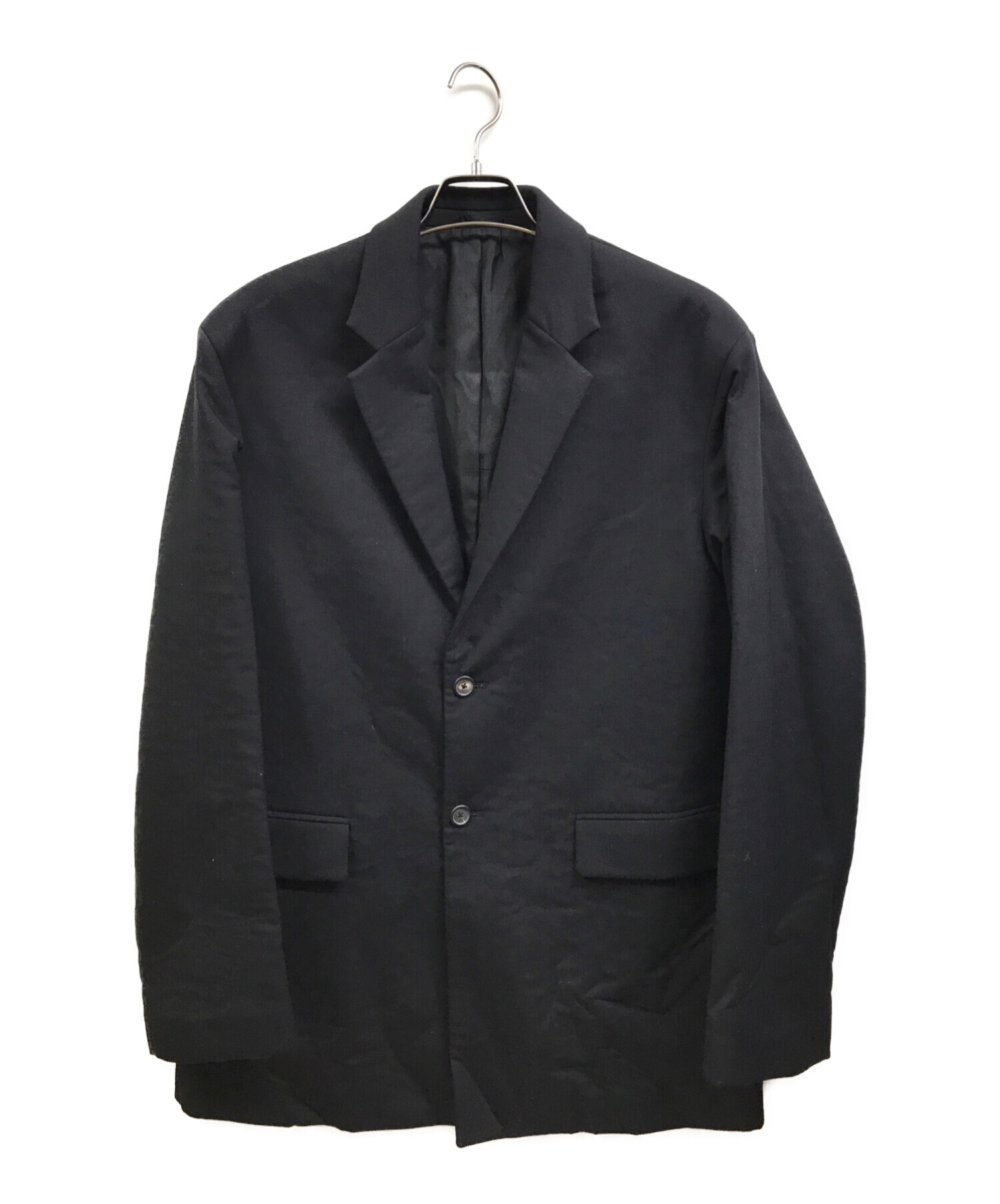 JIL SANDER (ジルサンダー) テーラードジャケット ブラック サイズ:44