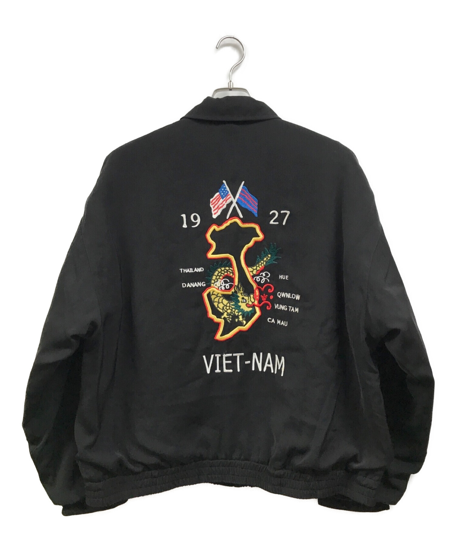 TOWN CRAFT (タウンクラフト) Embroidery Souvenir Jacket ブラック サイズ:L