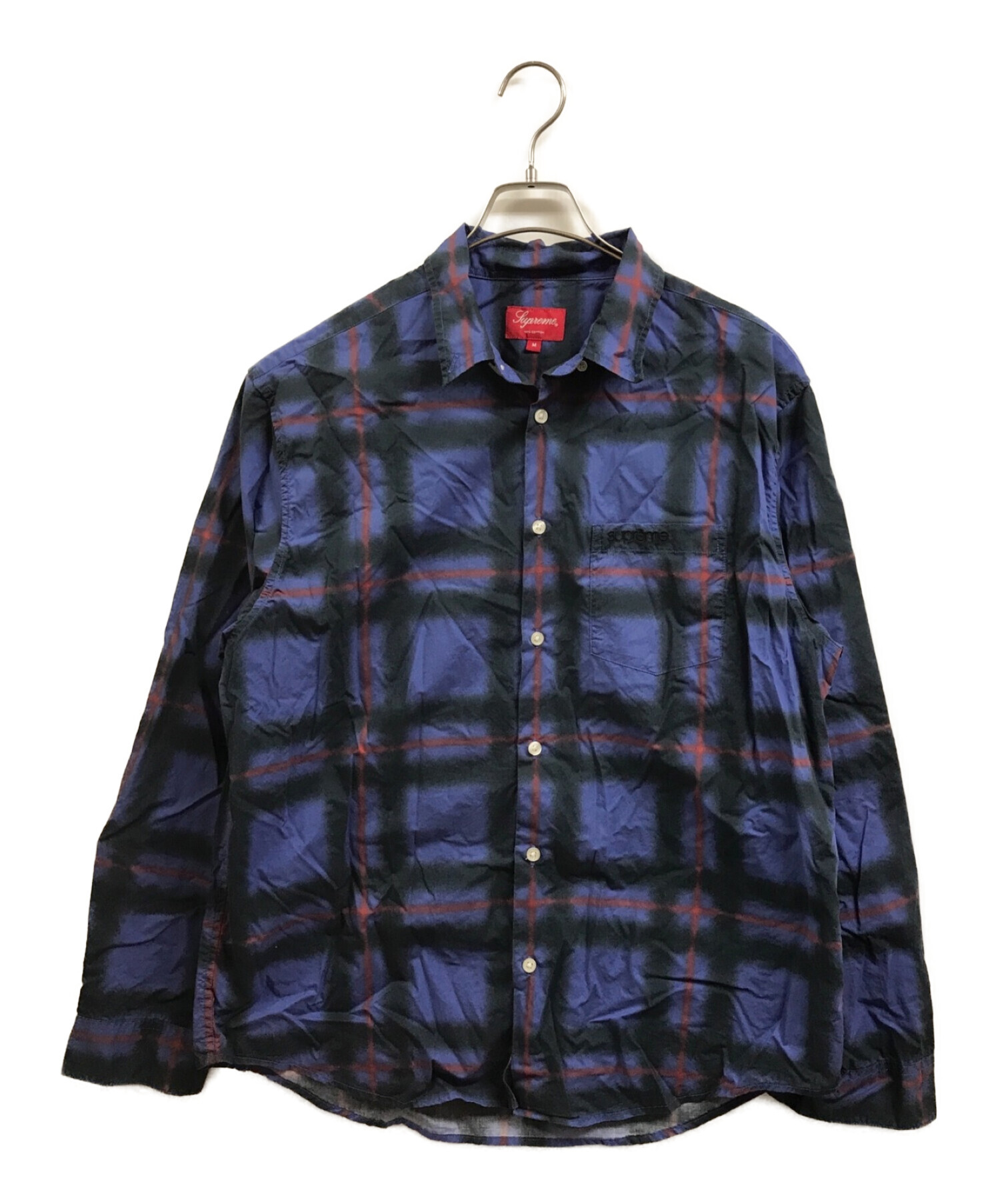SUPREME シュプリーム 21SS Spray Tartan Shirt スプレータータン 