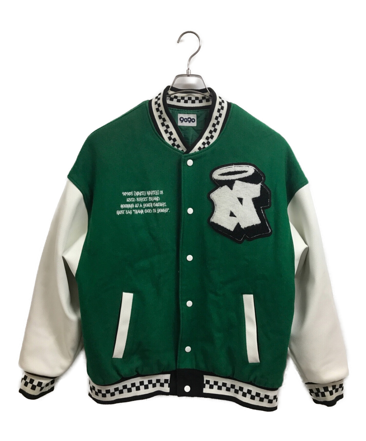 中古・古着通販】9090 (9090) Angel Stadium Jacket グリーン サイズ:L 