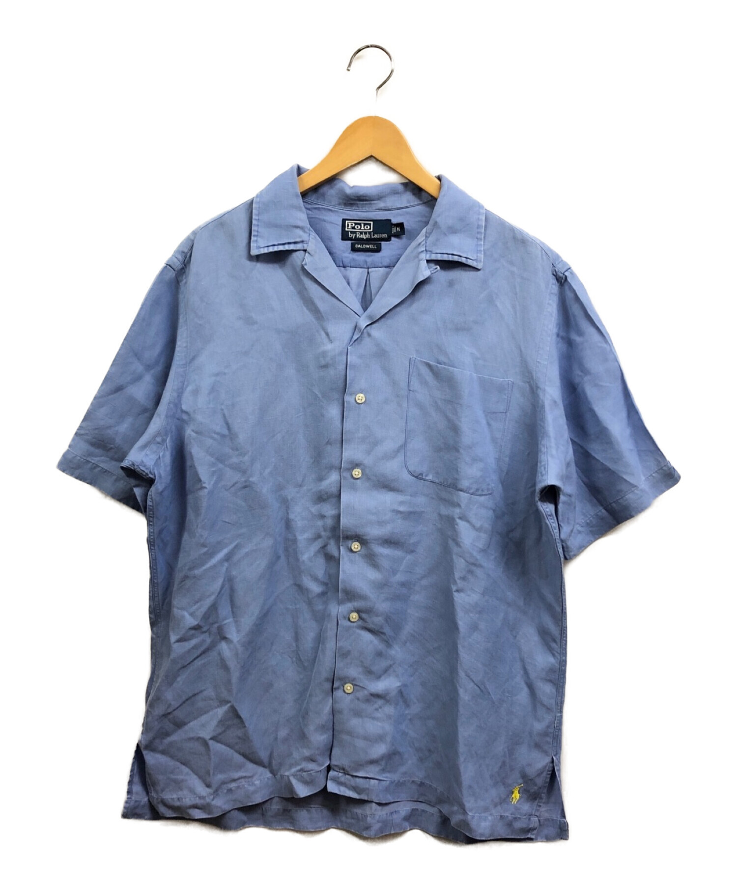 POLO RALPH LAUREN (ポロ・ラルフローレン) オープンカラーシャツ ブルー サイズ:M