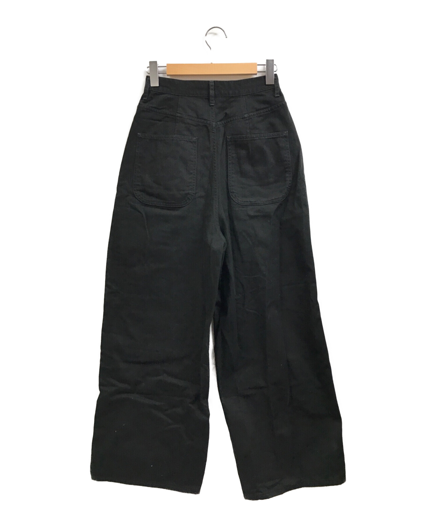 中古・古着通販】nagonstans (ナゴンスタンス) デニムパンツ ブラック  