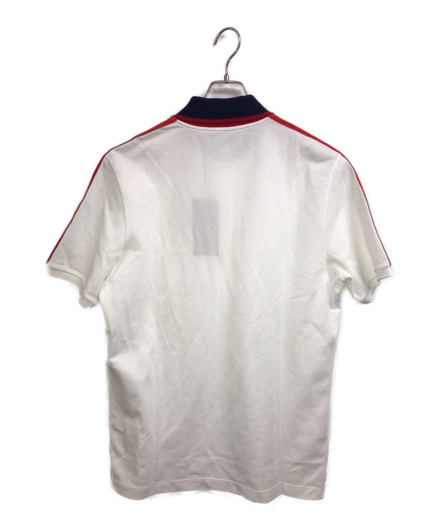 GUCCI (グッチ) 18SS ストライプポロシャツ ホワイト サイズ:XXL 未使用品
