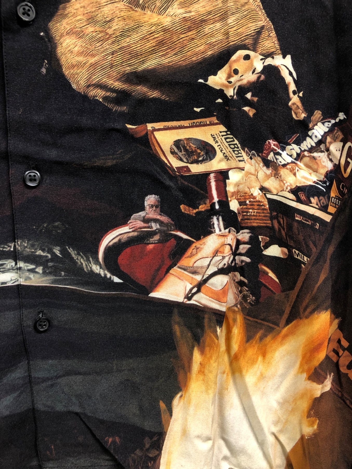 supreme Firecracker Rayon S/S Shirt L