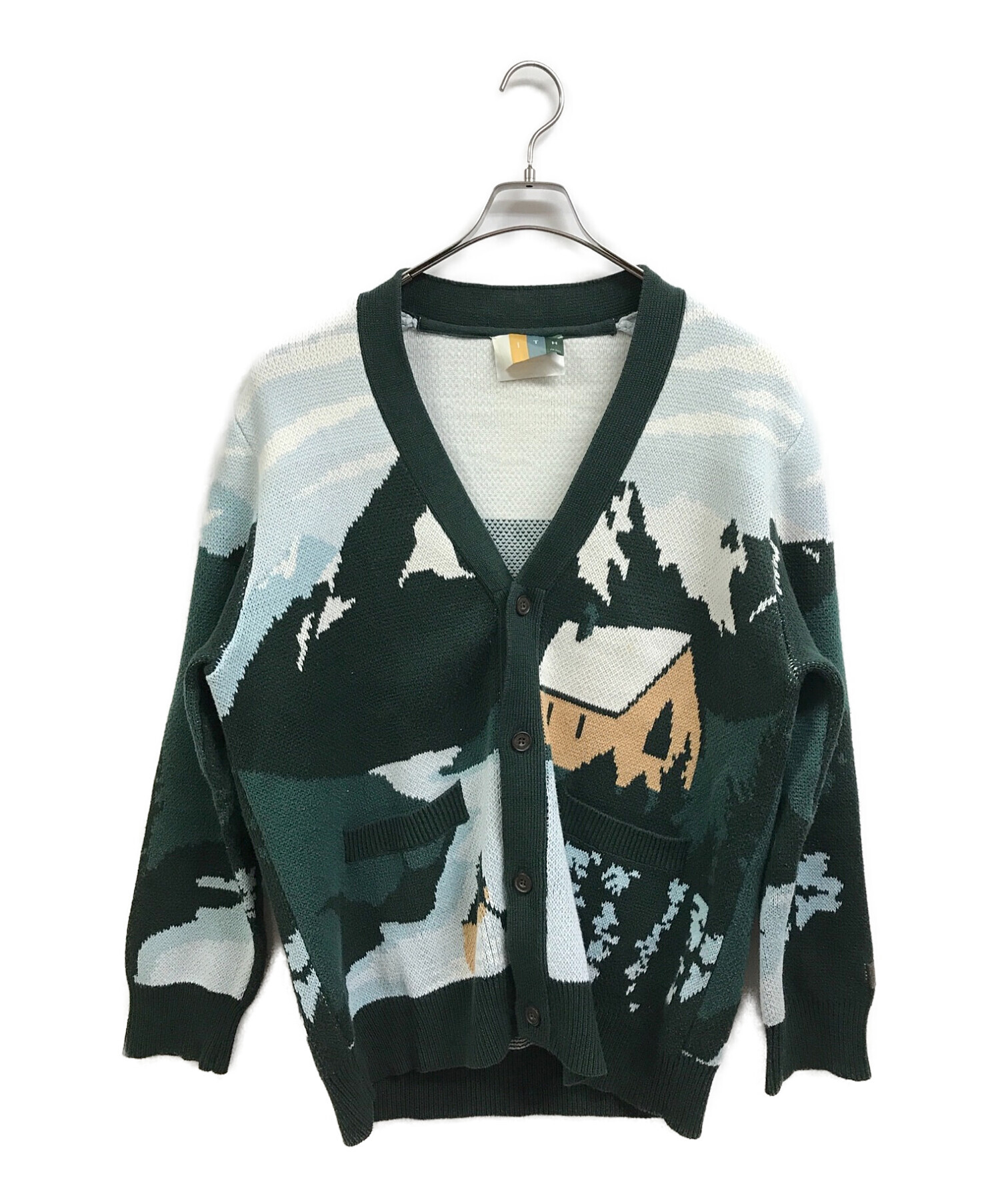 中古・古着通販】KITH (キス) spruce cardigan グリーン サイズ:L 