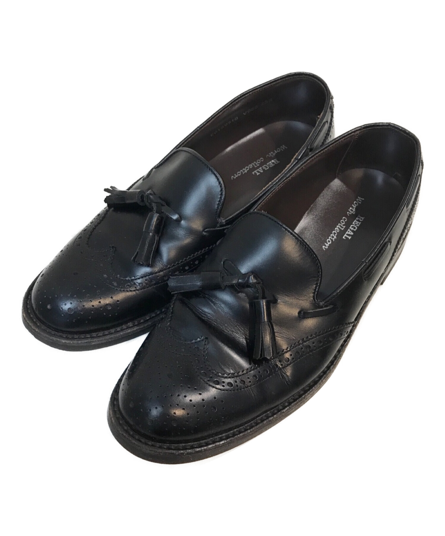 革靴　リーガルインペリアルグレード　タッセルローファー　ブラック　24.5cm