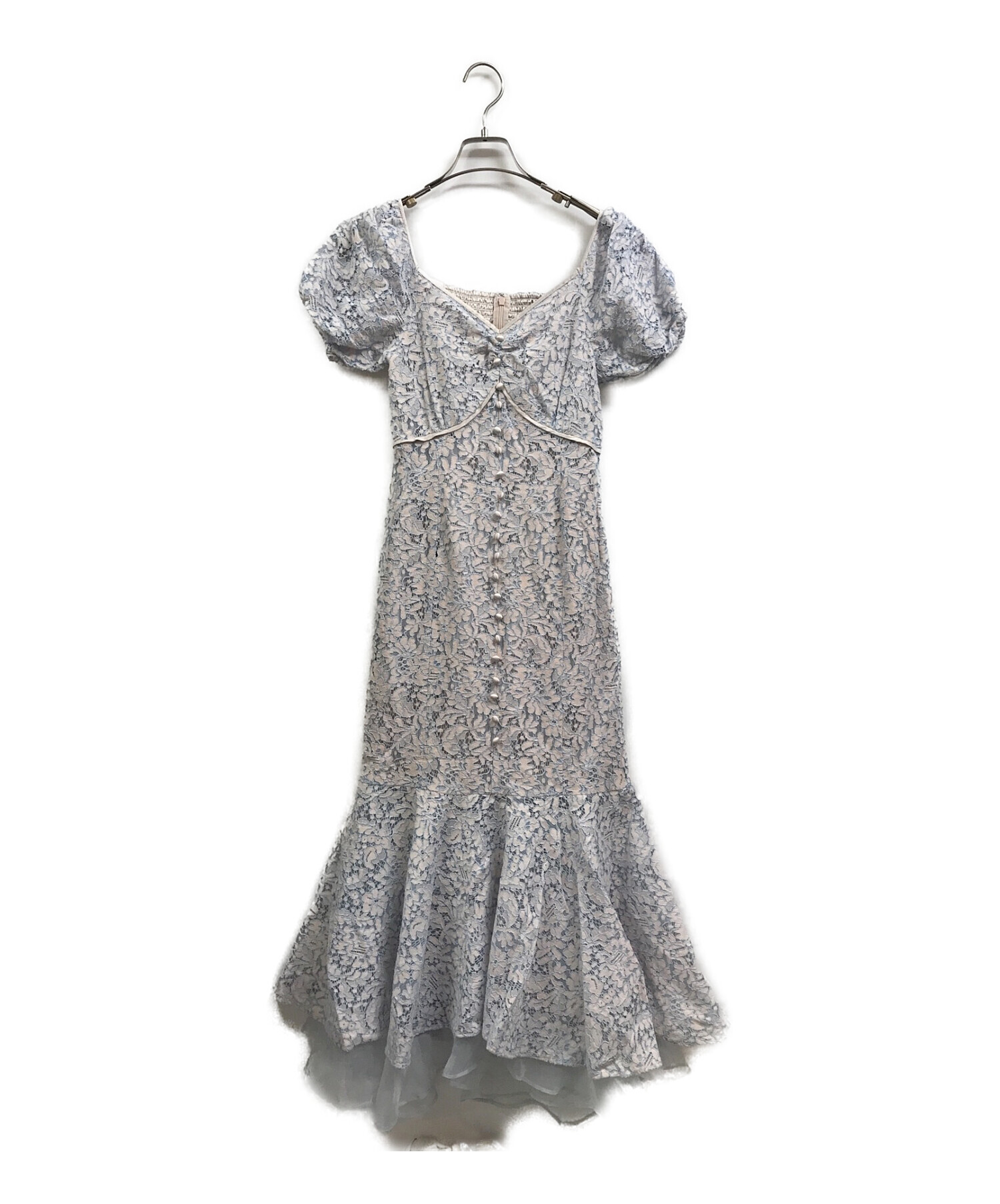 eimy istoire ツートンレースマーメイドワンピース　ブラック EIMY ISTOIRE（エイミーイストワール）の「ツートンレース