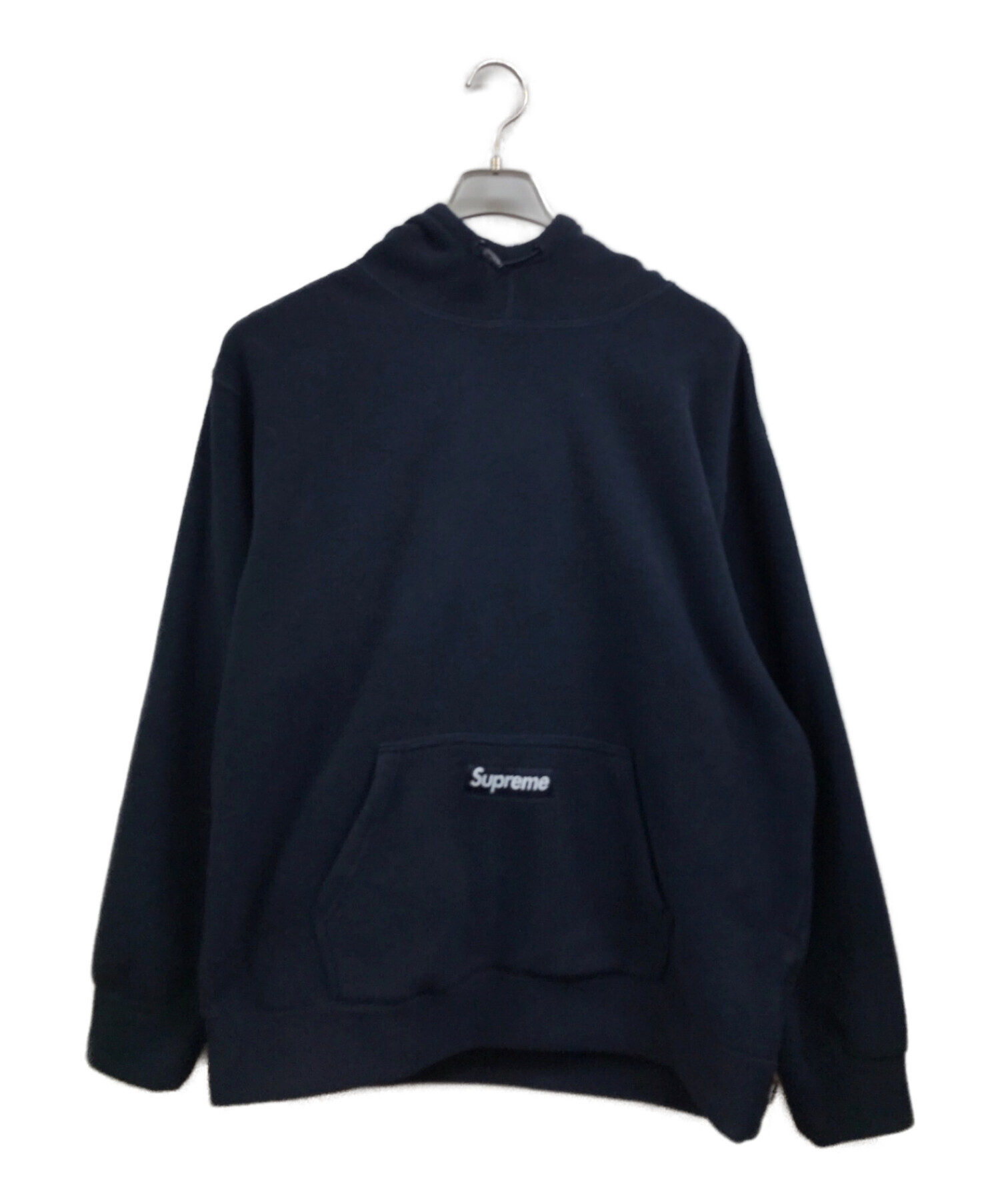 SUPREME (シュプリーム) 21AW Polartec Hooded Sweatshirt ネイビー サイズ:L