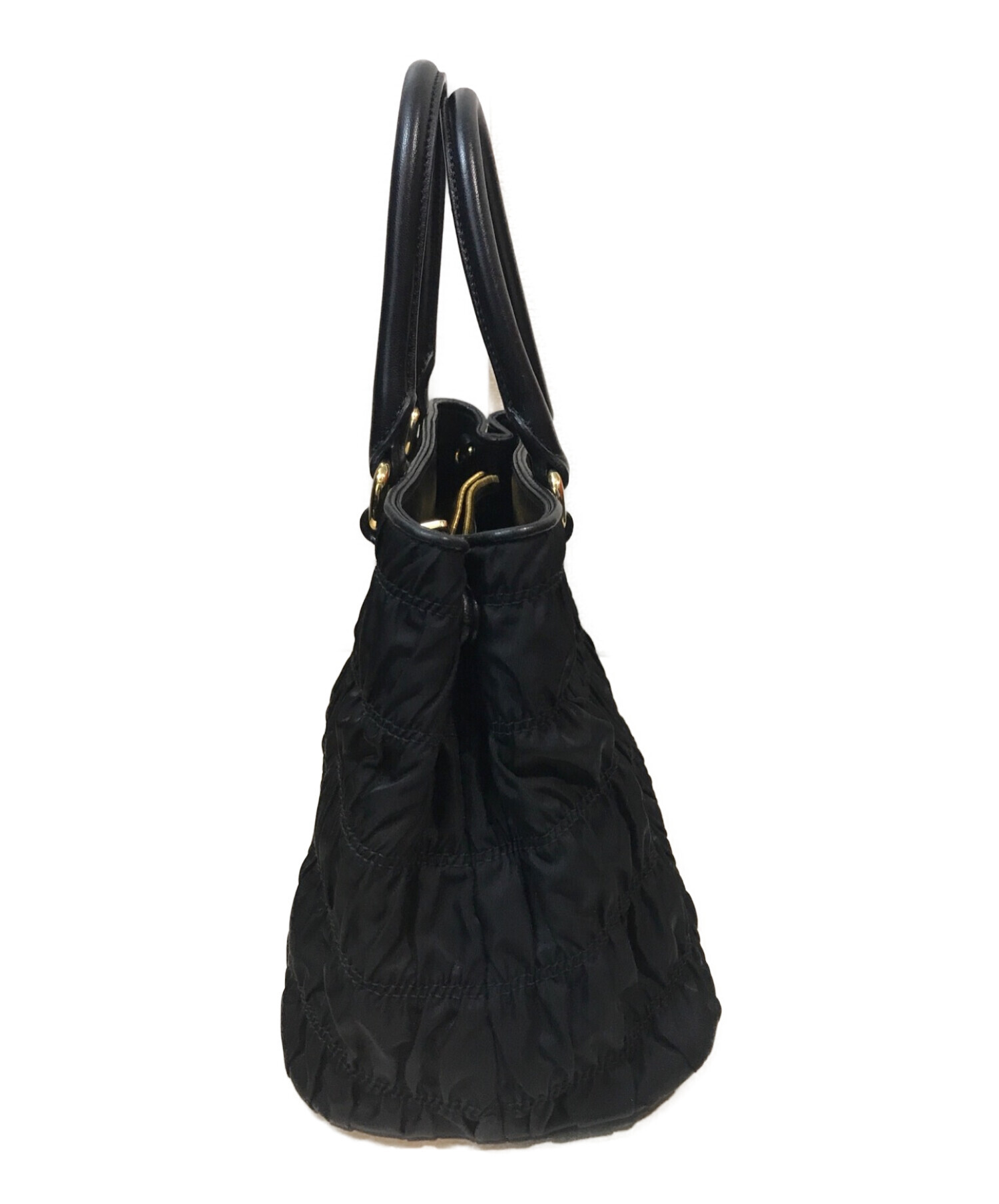 中古・古着通販】PRADA (プラダ) 2WAYナイロンショルダーギャザー 