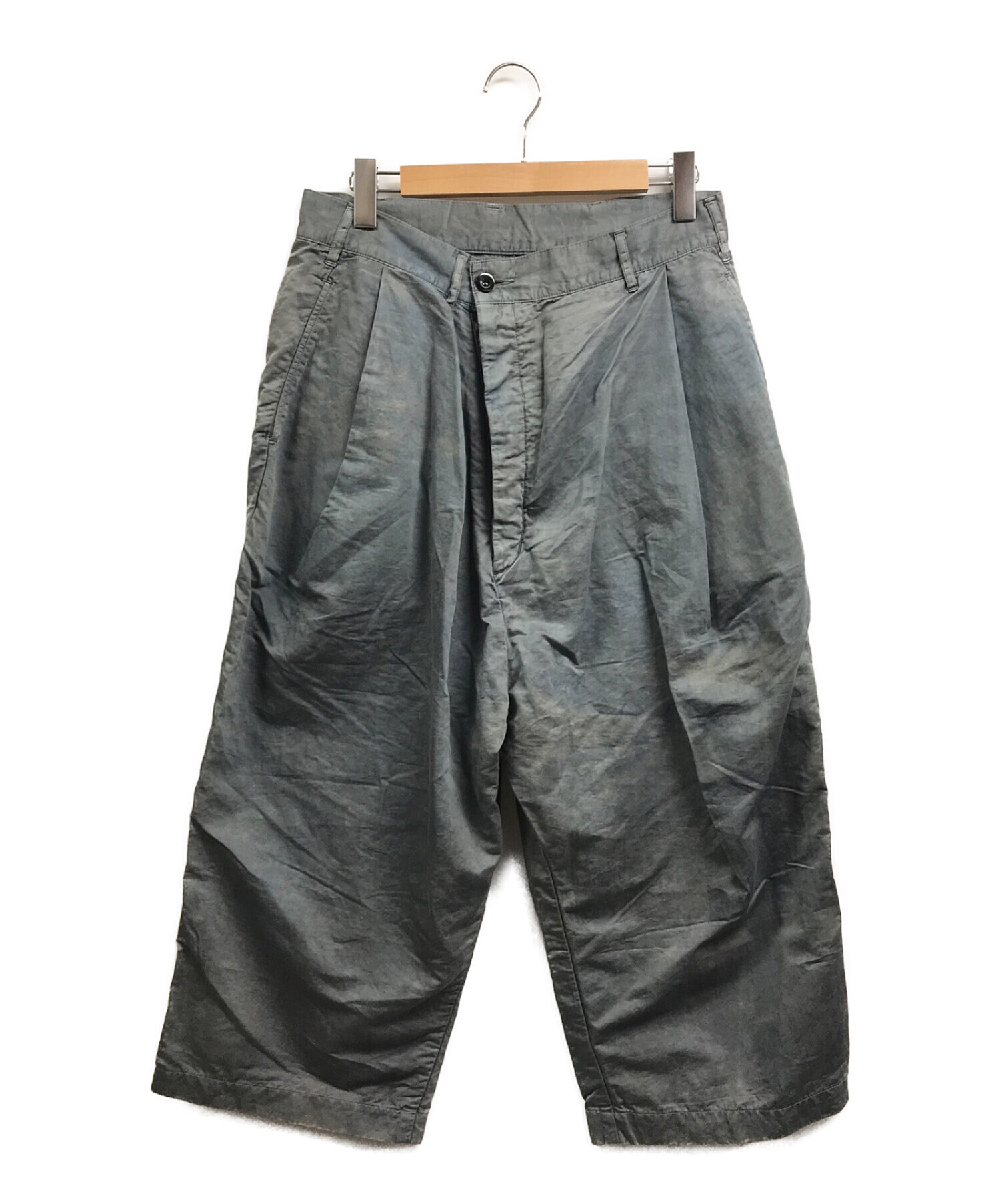 中古・古着通販】OUTIL (ウティ) 20SS 染め加工リネンシルク混タック  