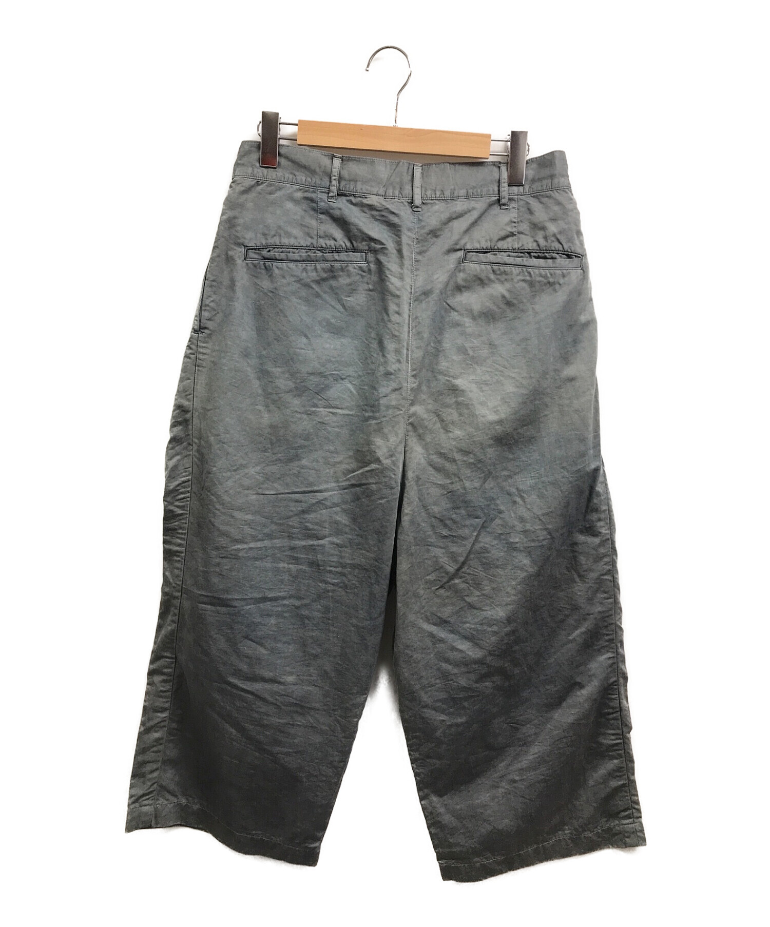 中古・古着通販】OUTIL (ウティ) 20SS 染め加工リネンシルク混タック  