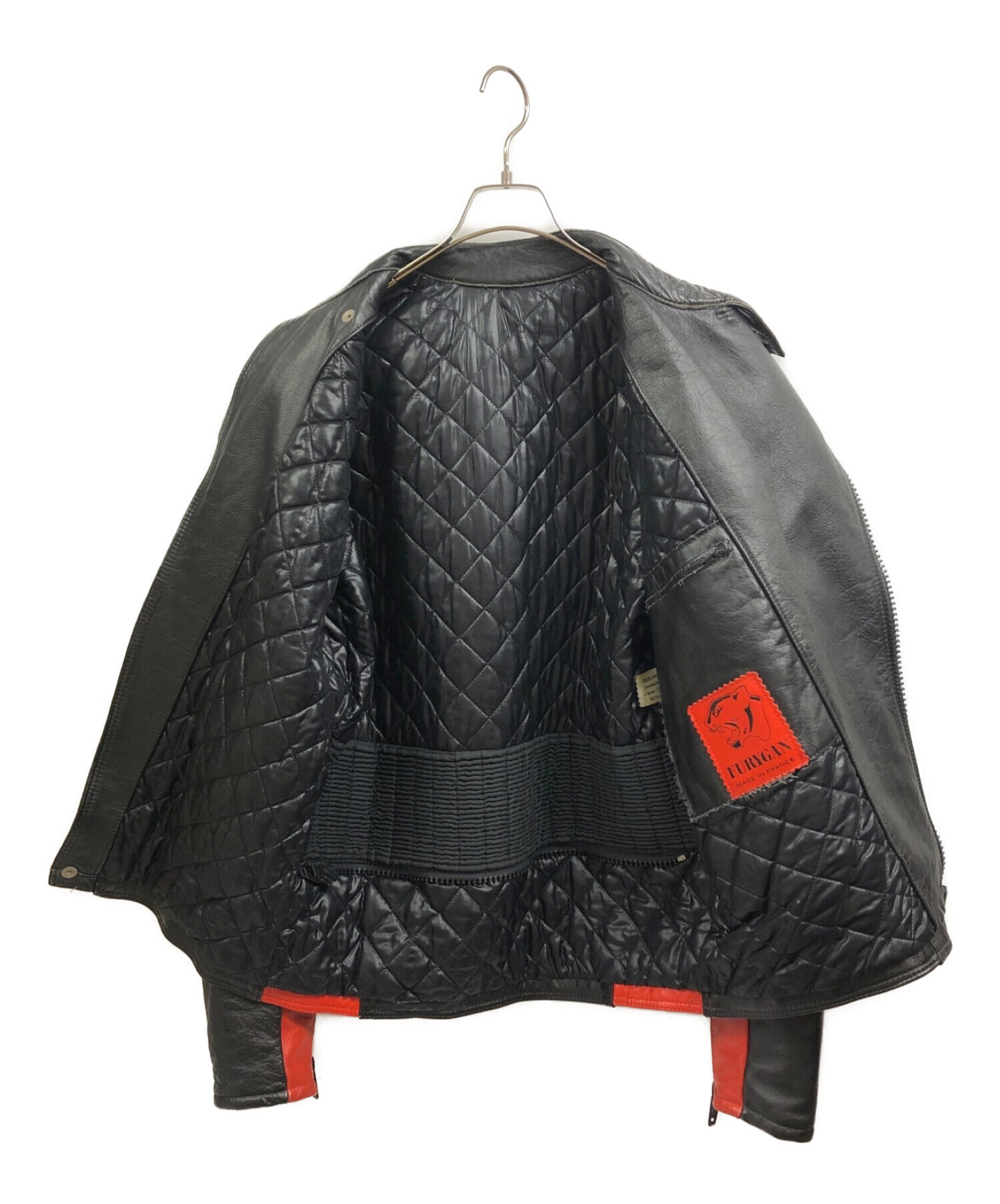 中古・古着通販】FURYGAN (フュリガン) ライダースジャケット ブラック
