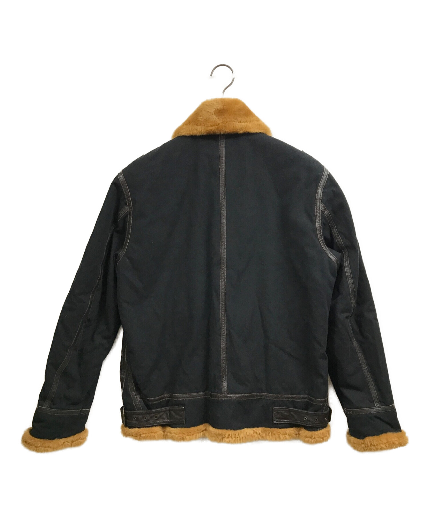 中古・古着通販】AVIREX (アヴィレックス) B-3ジャケット ブラック 