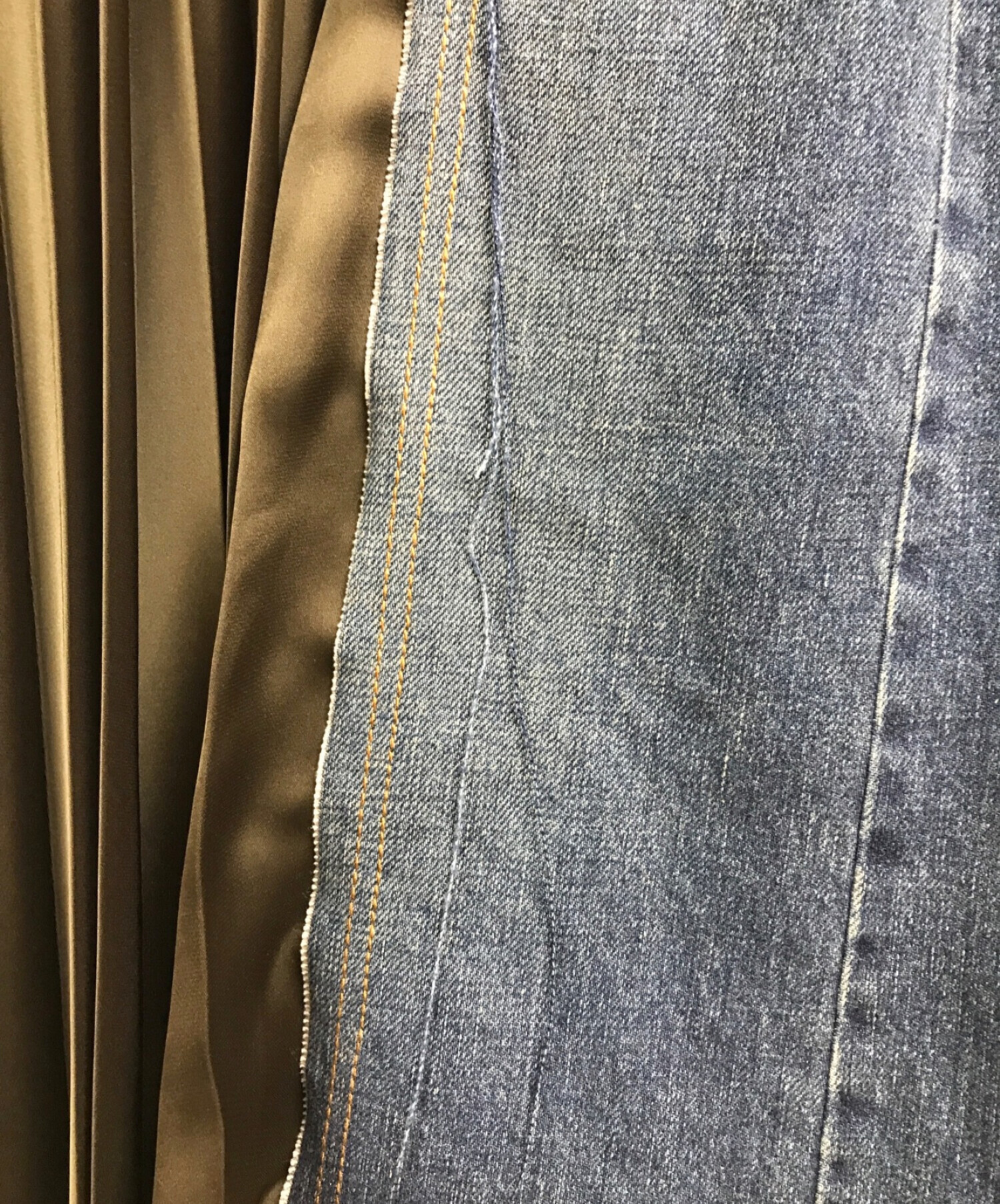 中古・古着通販】sacai (サカイ) 切替デニムスカート インディゴ  