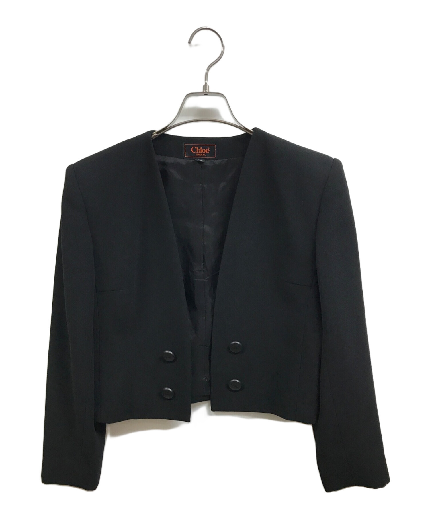 中古・古着通販】Chloe (クロエ) ジャケット ブラック サイズ:7AR 