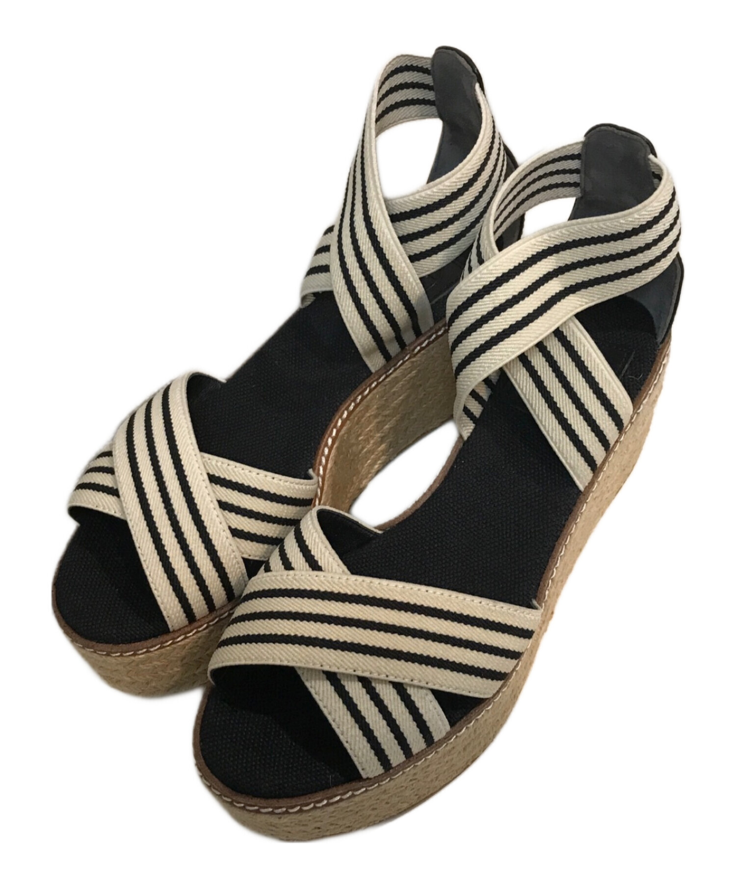 中古・古着通販】TORY BURCH (トリーバーチ) ウェッジソールサンダル 