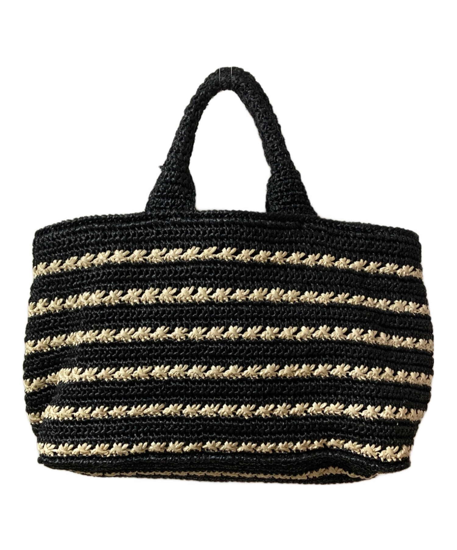 中古・古着通販】PRADA (プラダ) カナパトートバッグ ブラック 
