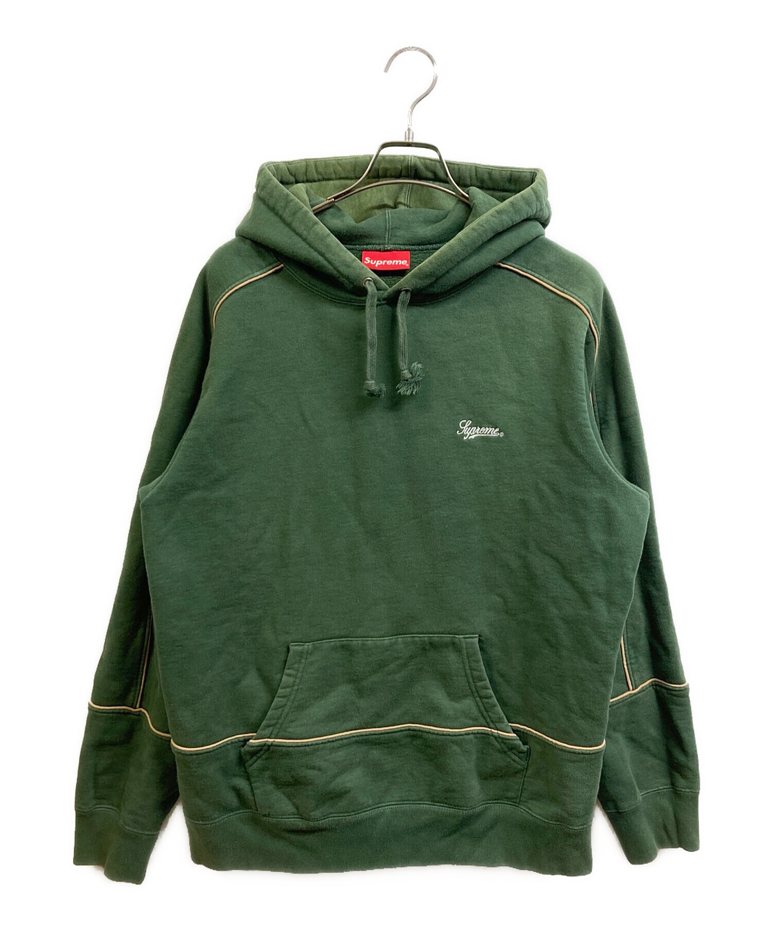 中古・古着通販】SUPREME (シュプリーム) piping hooded sweatshirt