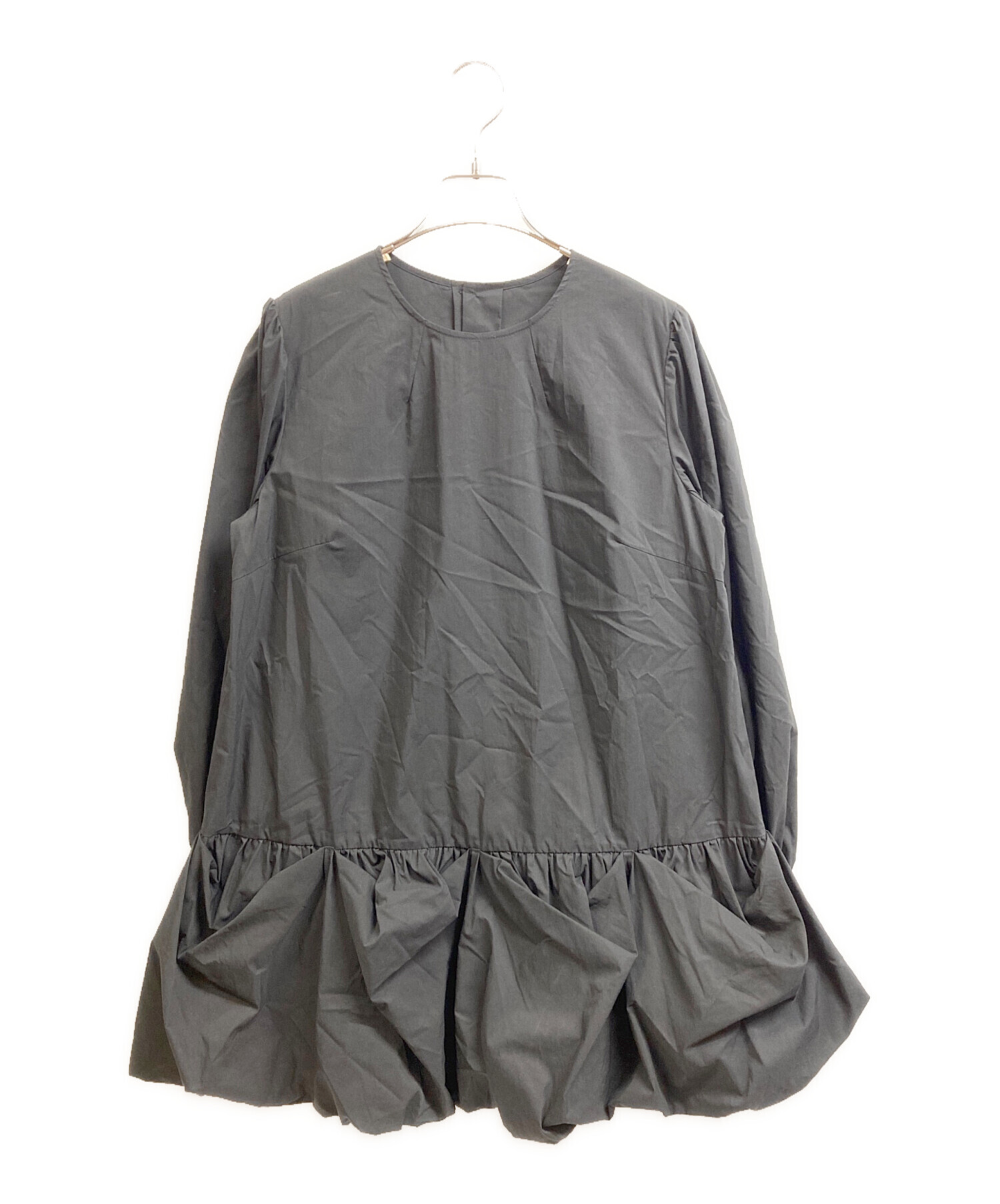 中古・古着通販】CADUNE (カデュネ) バルーン風チュニック ブラック 