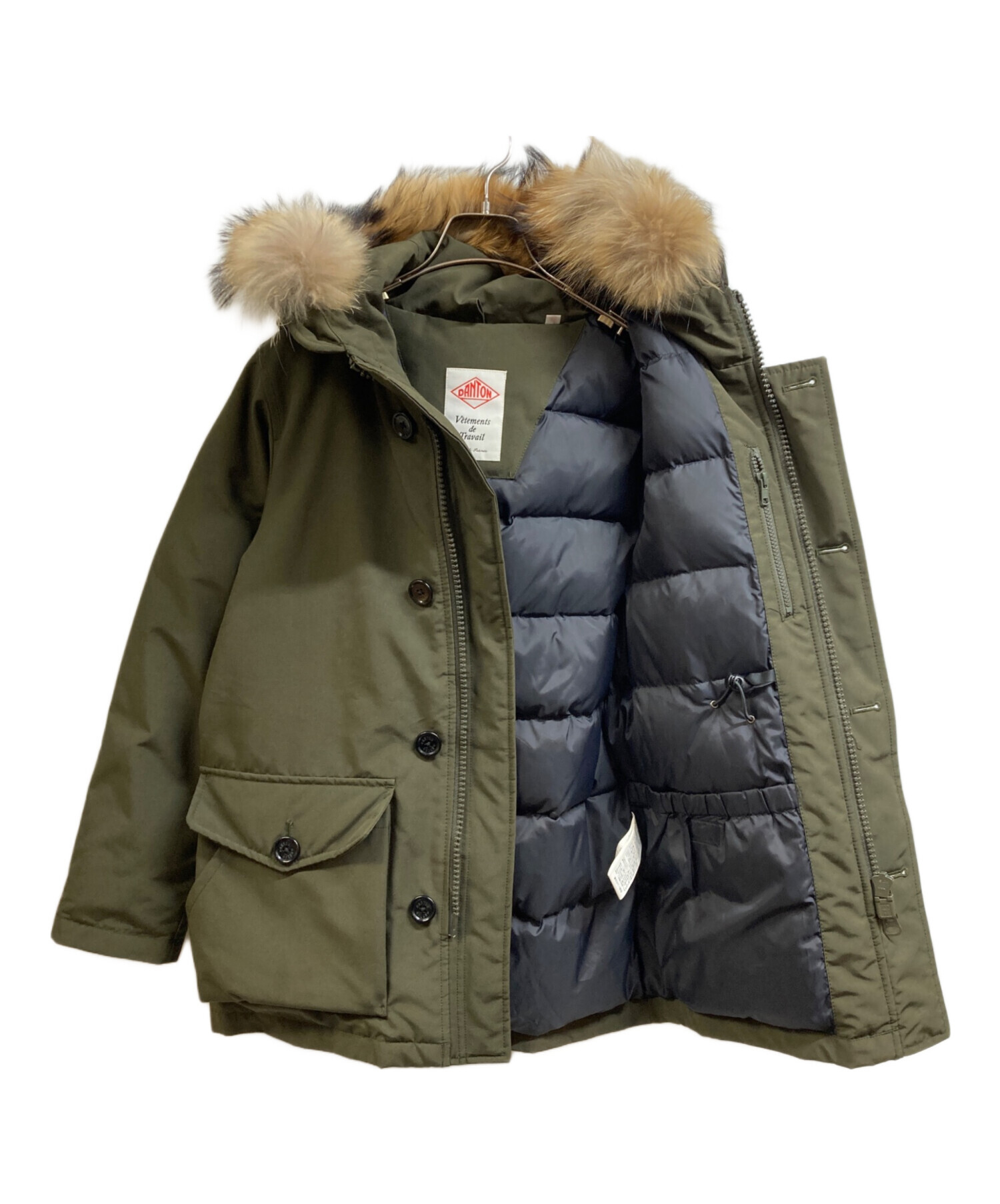 中古・古着通販】DANTON (ダントン) ファー ショート ダウン 