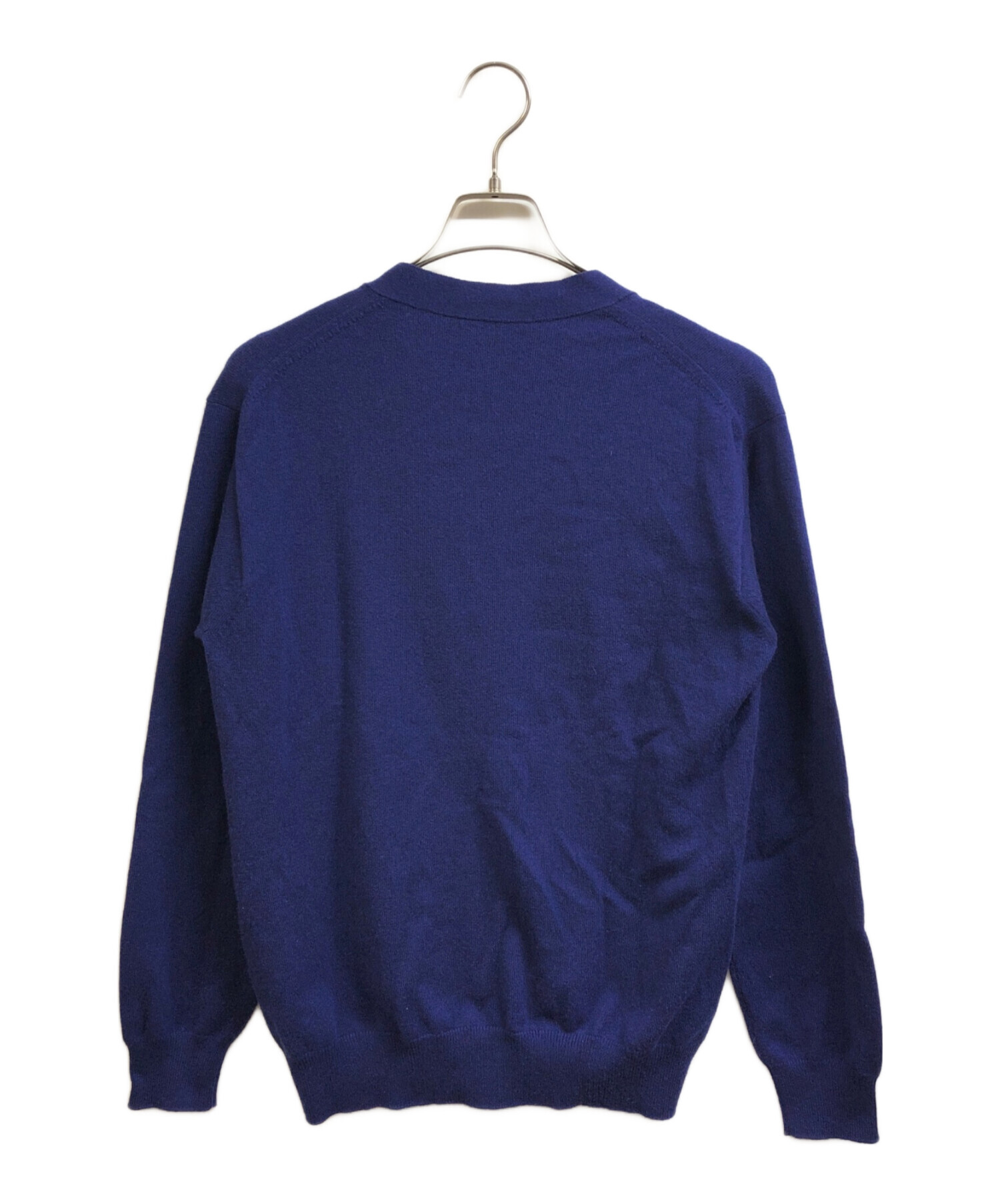 中古・古着通販】GUCCI (グッチ) カシミヤカーディガン ブルー サイズ  