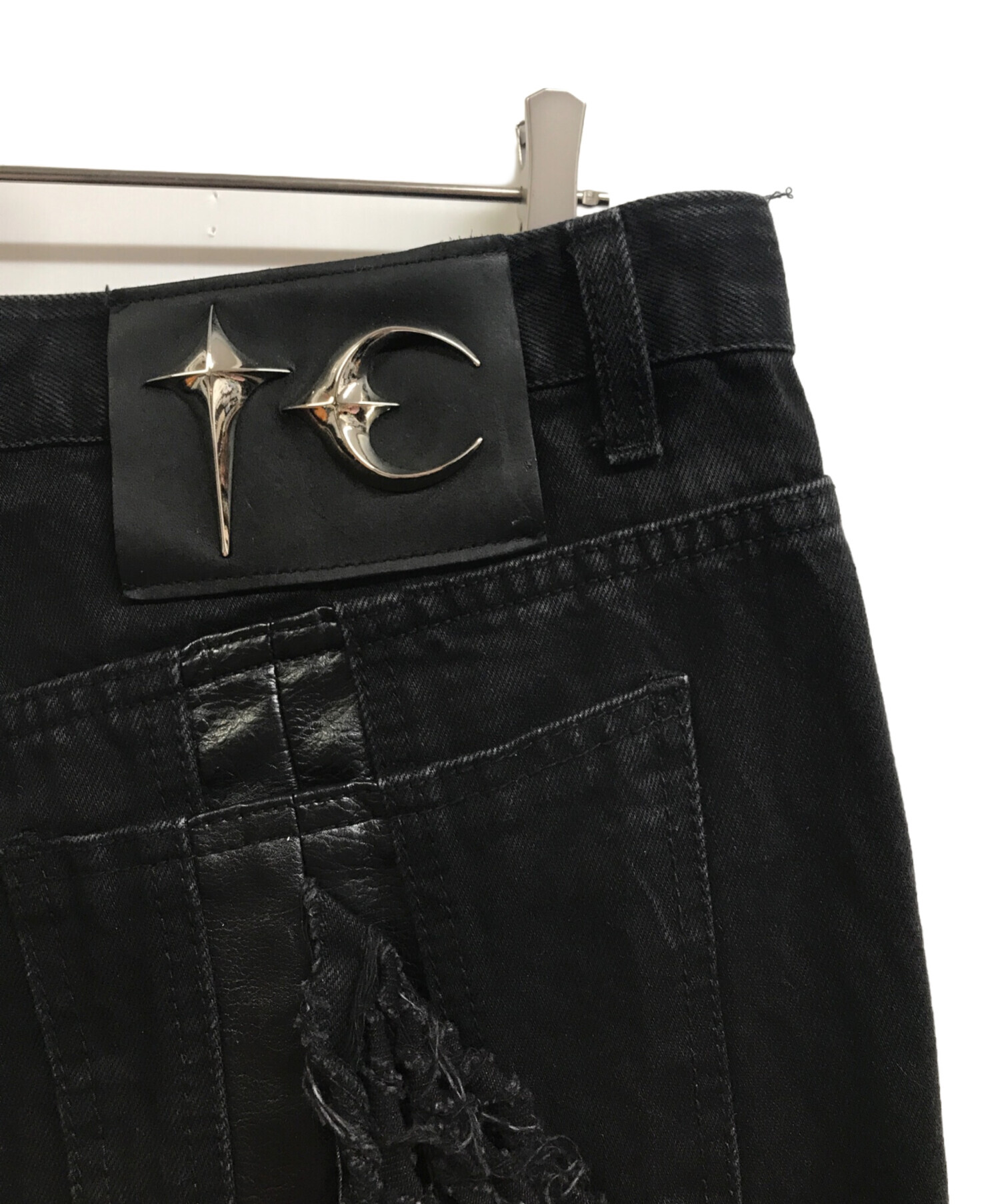 中古・古着通販】THUG CLUB (サグ クラブ) MOHICAN LEATHER DENIM  
