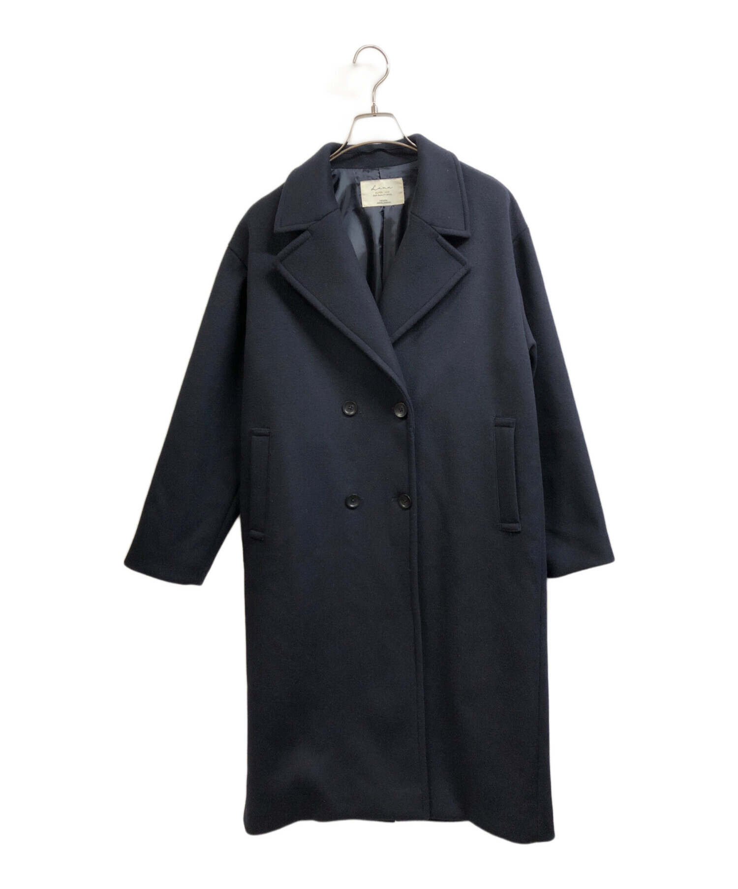 チェスターロングコート(ジャーナルスタンダード/Bellandi) ジャーナルスタンダード チェスターコート ネイビー Bellandi】W