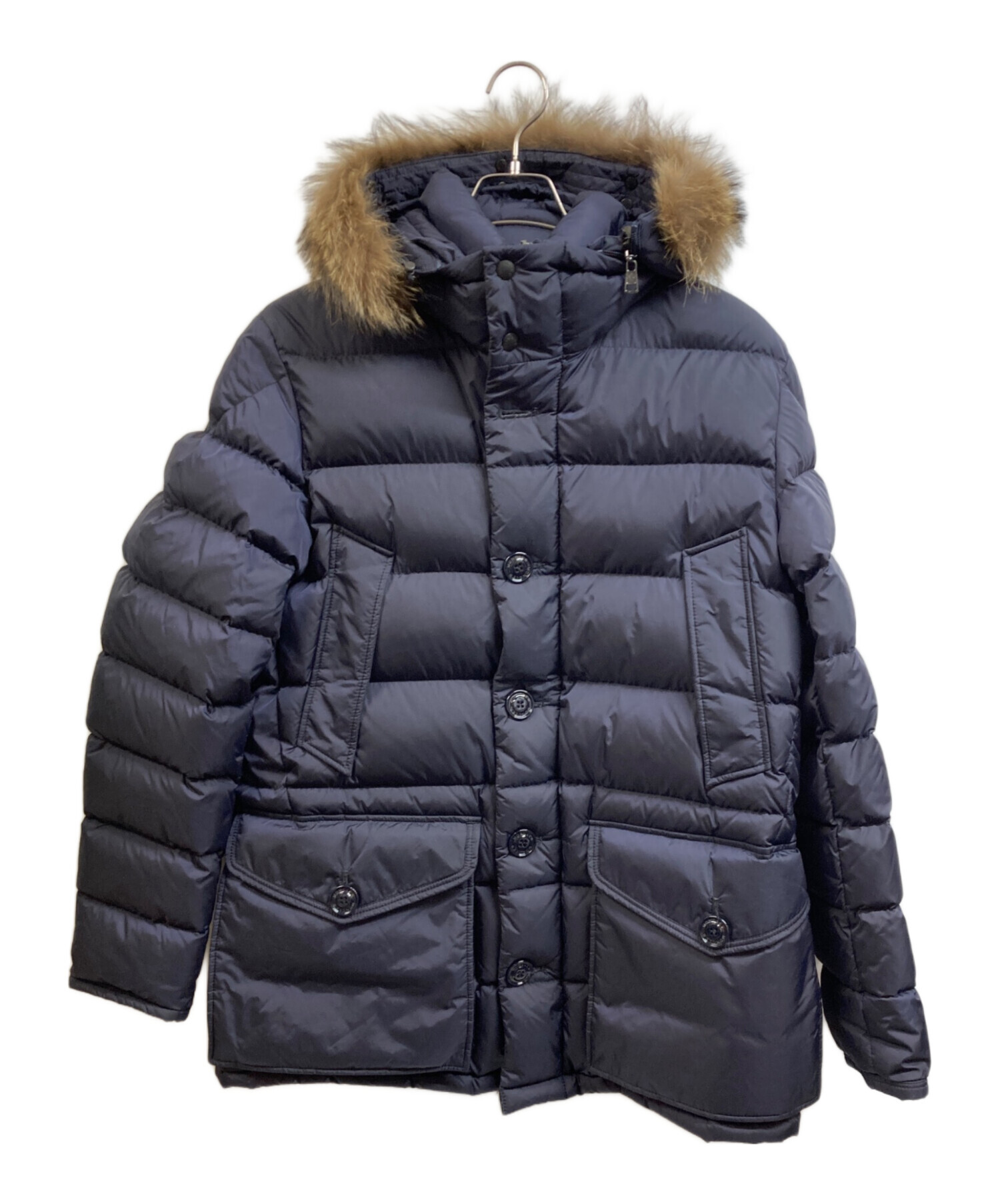 【美品】MONCLER /モンクレール　MONTGENEVRE ネイビー 05 ネイビーブルー Montgenevre ショートダウンジャケット : ショート