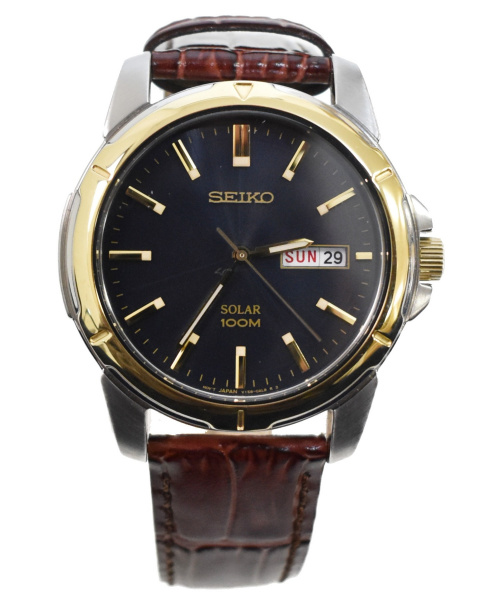 SEIKO セイコー 腕時計 SNE102 ブラウン/リストウォッチ メンズ