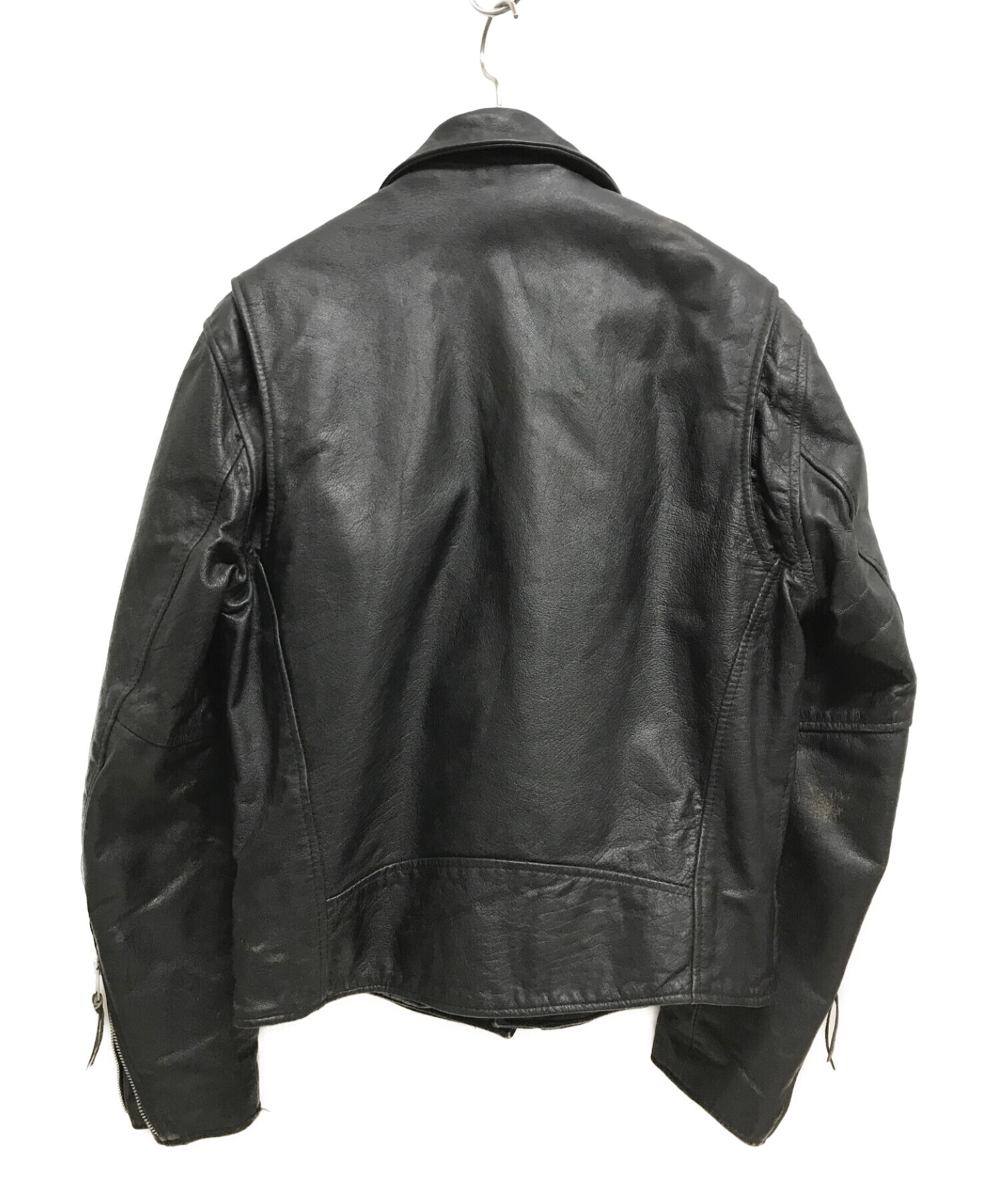 wilsons leather (ウィルソンズレザー) 【古着】ヴィンテージダブルライダースジャケット ブラック サイズ:S