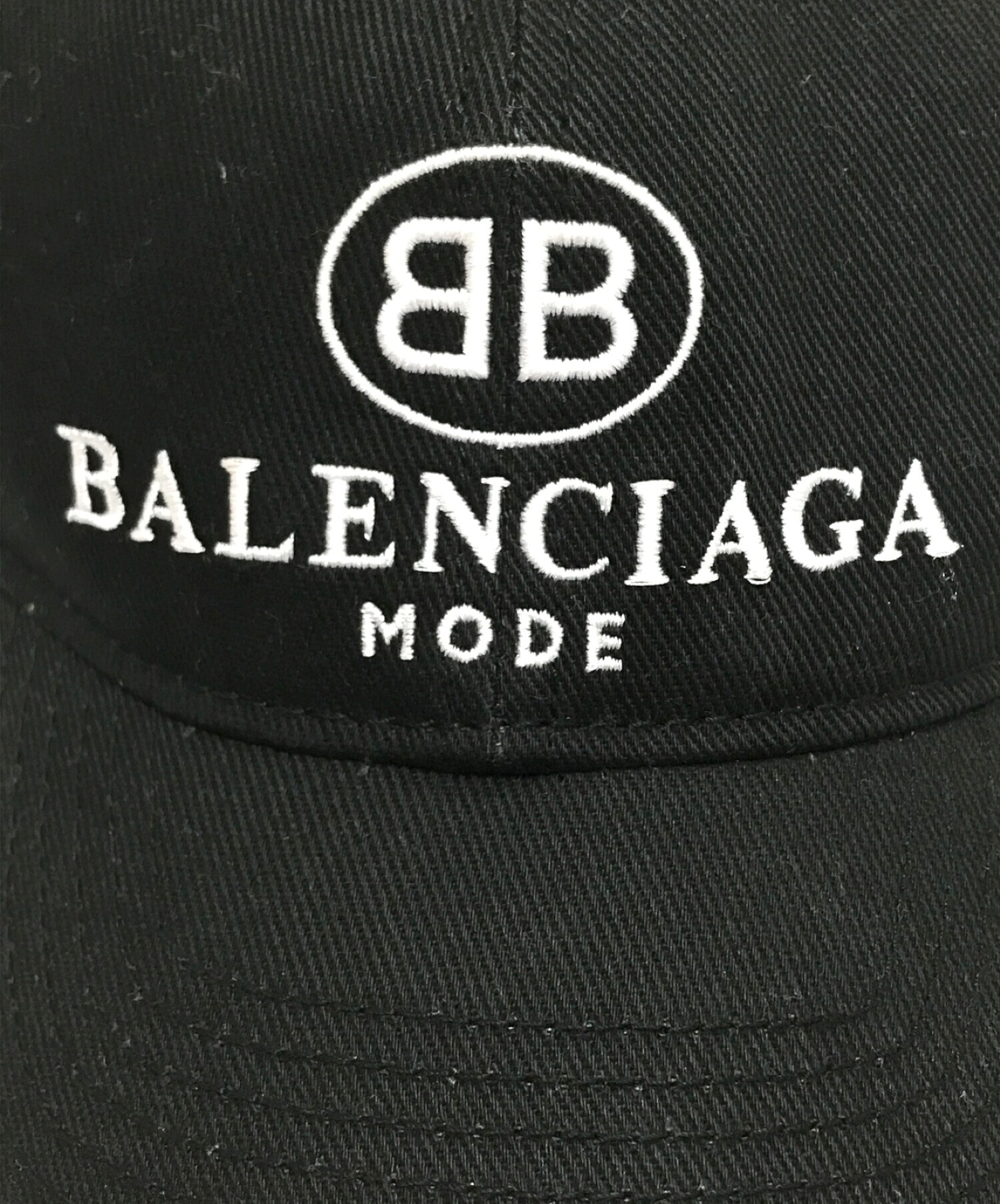 BALENCIAGA (バレンシアガ) BBロゴ キャップ ブラック サイズ:L