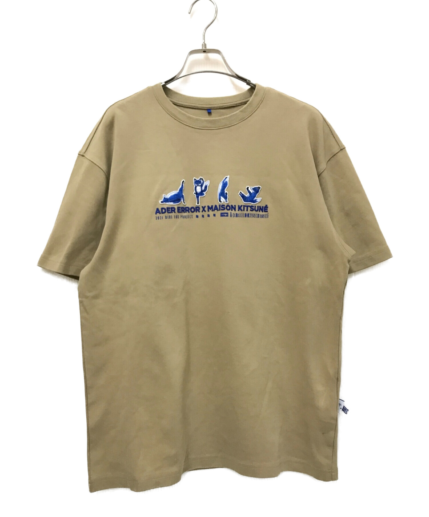 【希少】ader error x maison kitsune コラボTシャツ