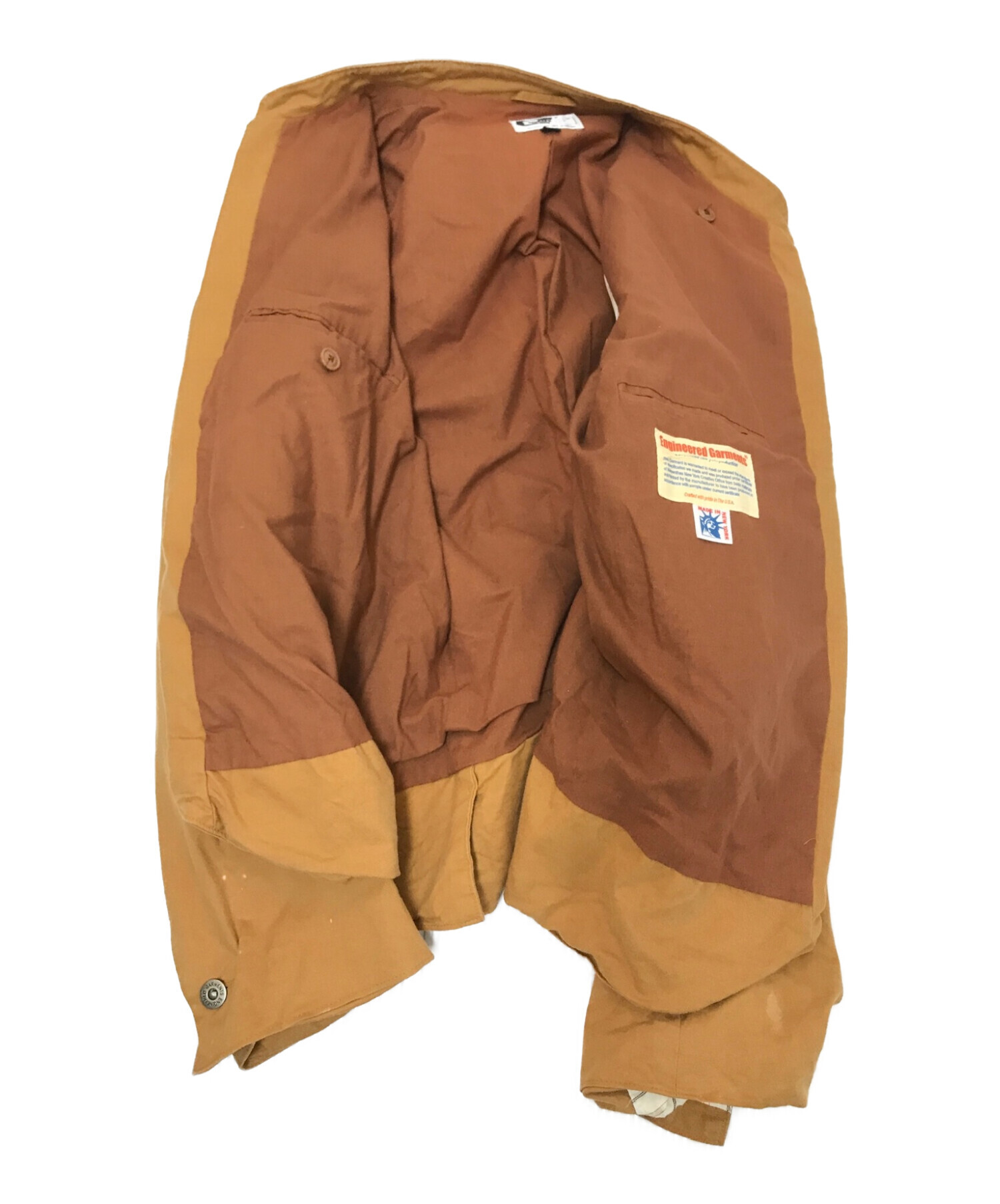 Engineered Garments (エンジニアドガーメンツ) ナポレオンジャケット オレンジ サイズ:M