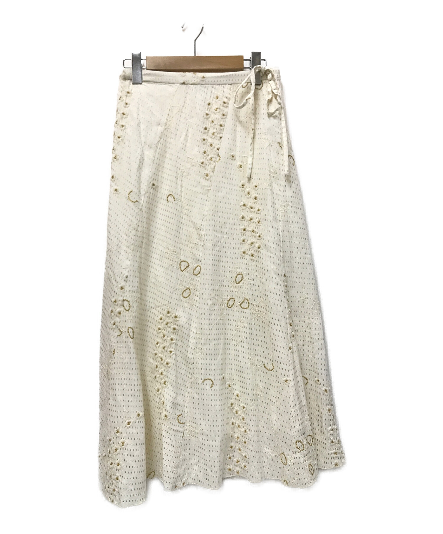 Ron Herman (ロンハーマン) Embroidery Flower Skirt ホワイト サイズ:XS