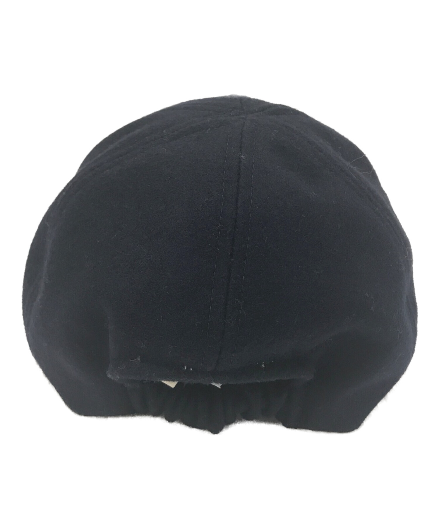 中古・古着通販】patou (パトゥ) embroidered felt cap ネイビー 