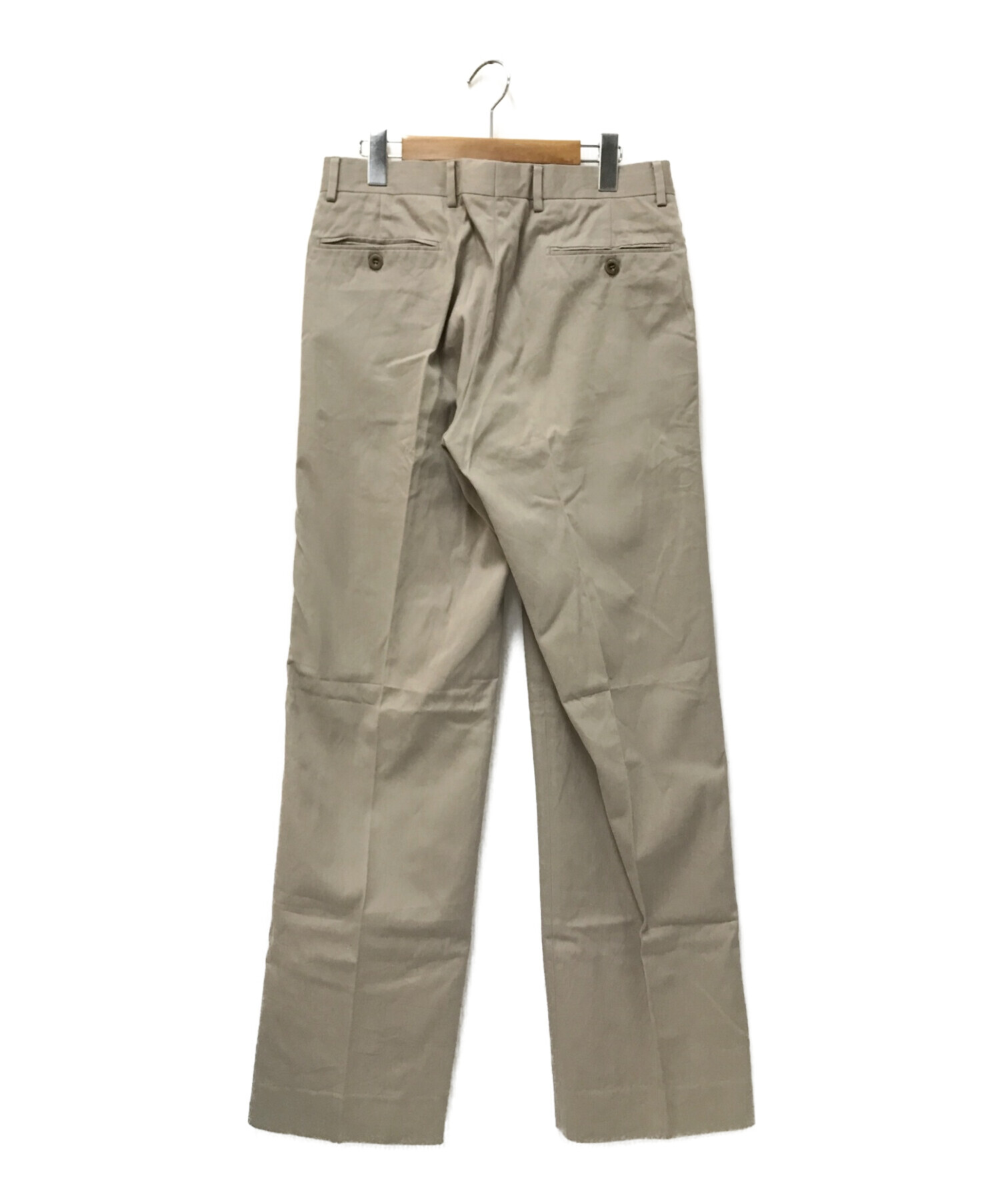 中古・古着通販】HERMES (エルメス) コットンスラックス ベージュ