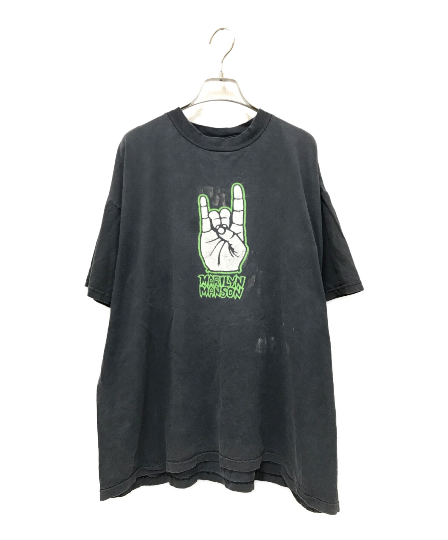 WINTERLAND (ウィンターランド) 90's MARILYN MANSON プリントTシャツ ブラック サイズ:XL