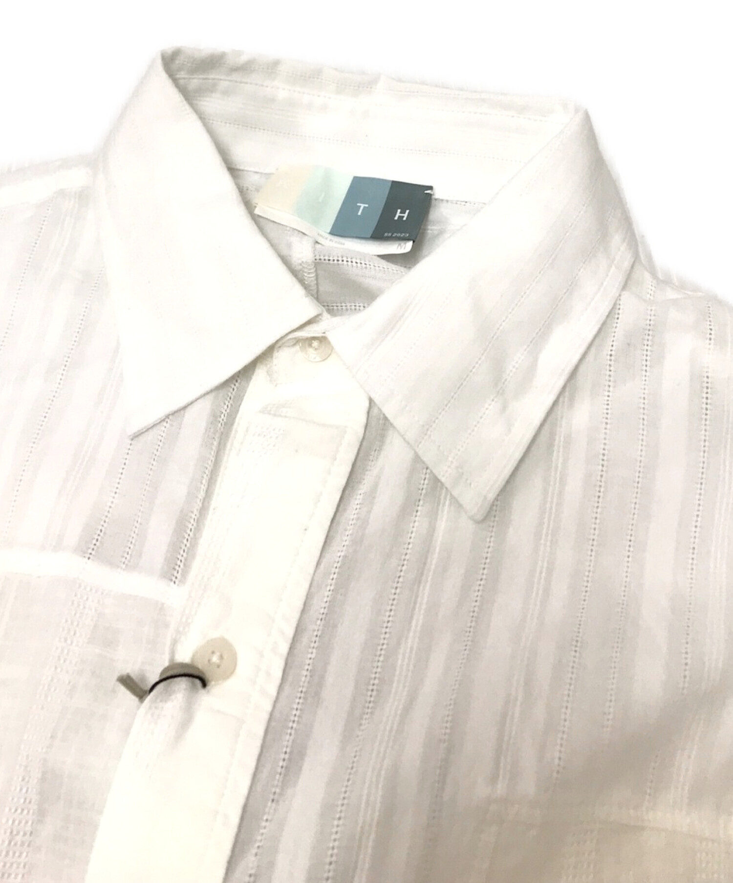 中古・古着通販】KITH (キス) Mixed Dobby Apollo L/S Shirt ホワイト 