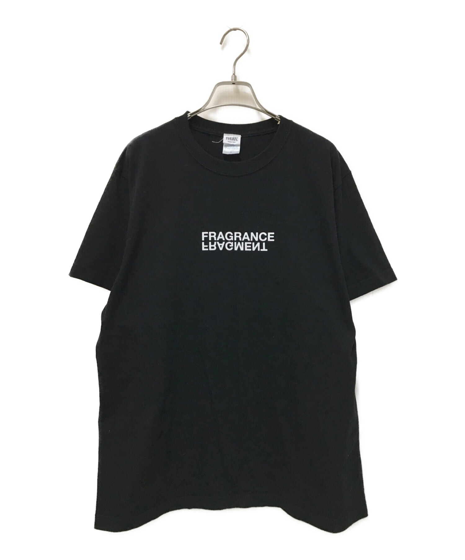 FRAGMENT DESIGN (フラグメント デザイン) retaW (リトゥ) ロゴプリントTシャツ ブラック サイズ:L