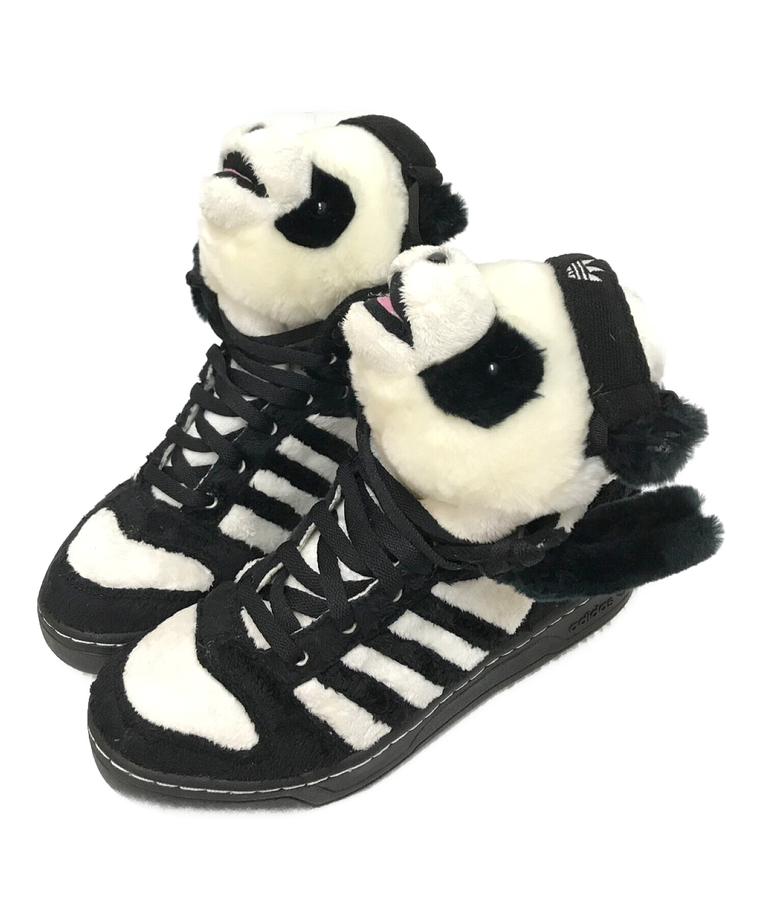 adidas (アディダス) JEREMY SCOTT (ジェレミースコット) JS PANDA BEAR ブラック×ホワイト サイズ:27.0㎝
